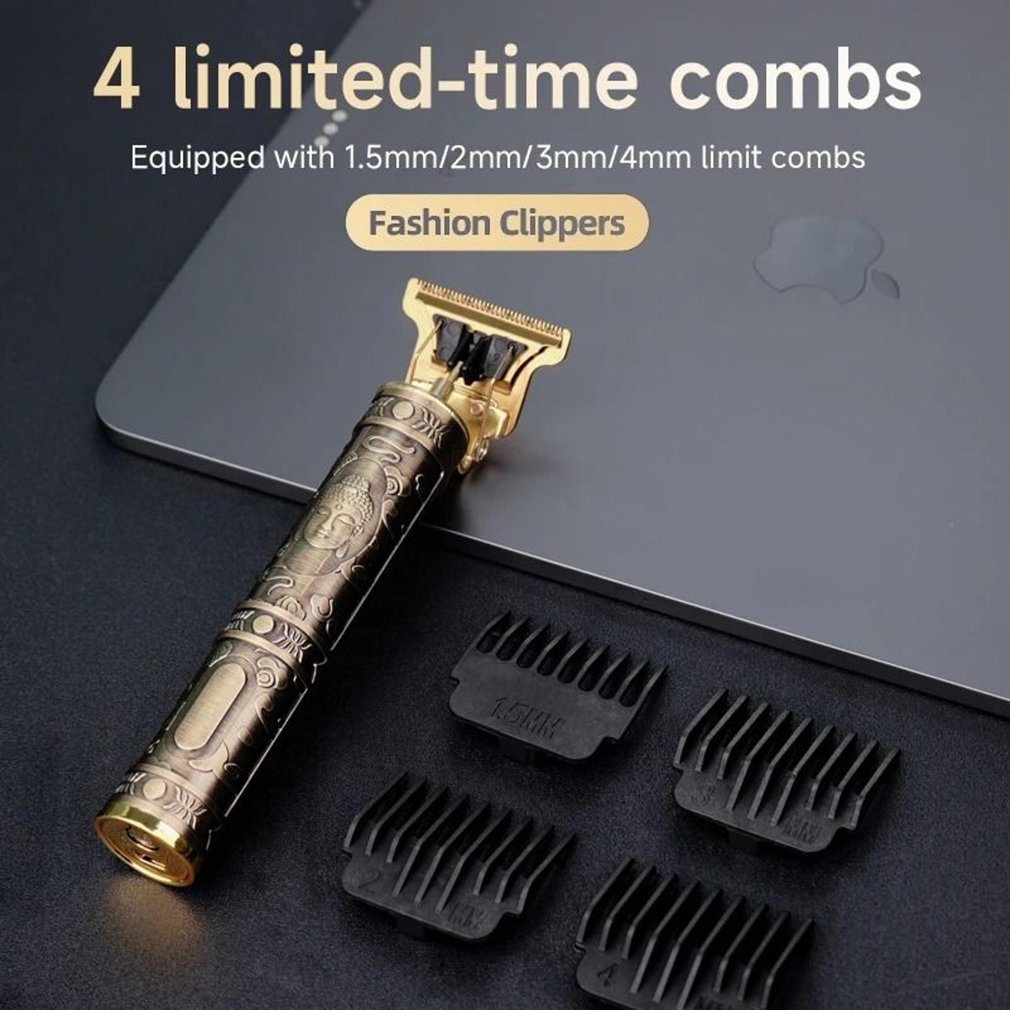 Professional 0mm Precision Hair  Beard Trimmer  HighTorque Electric Grooming Machine 2