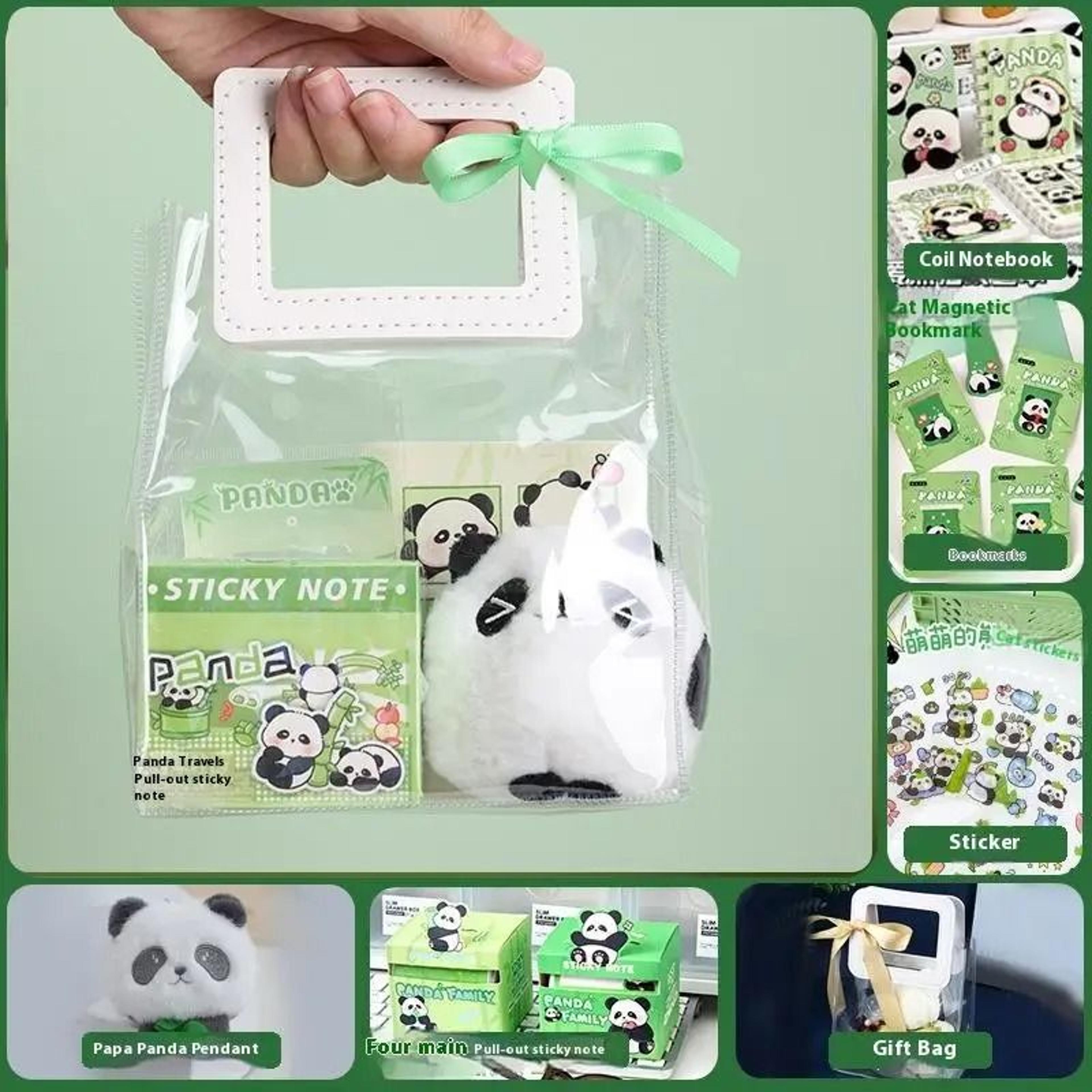 Kawaii Capybara Stationery Gift Set  Handbag Edition With Plush Pendants  Notebook 13