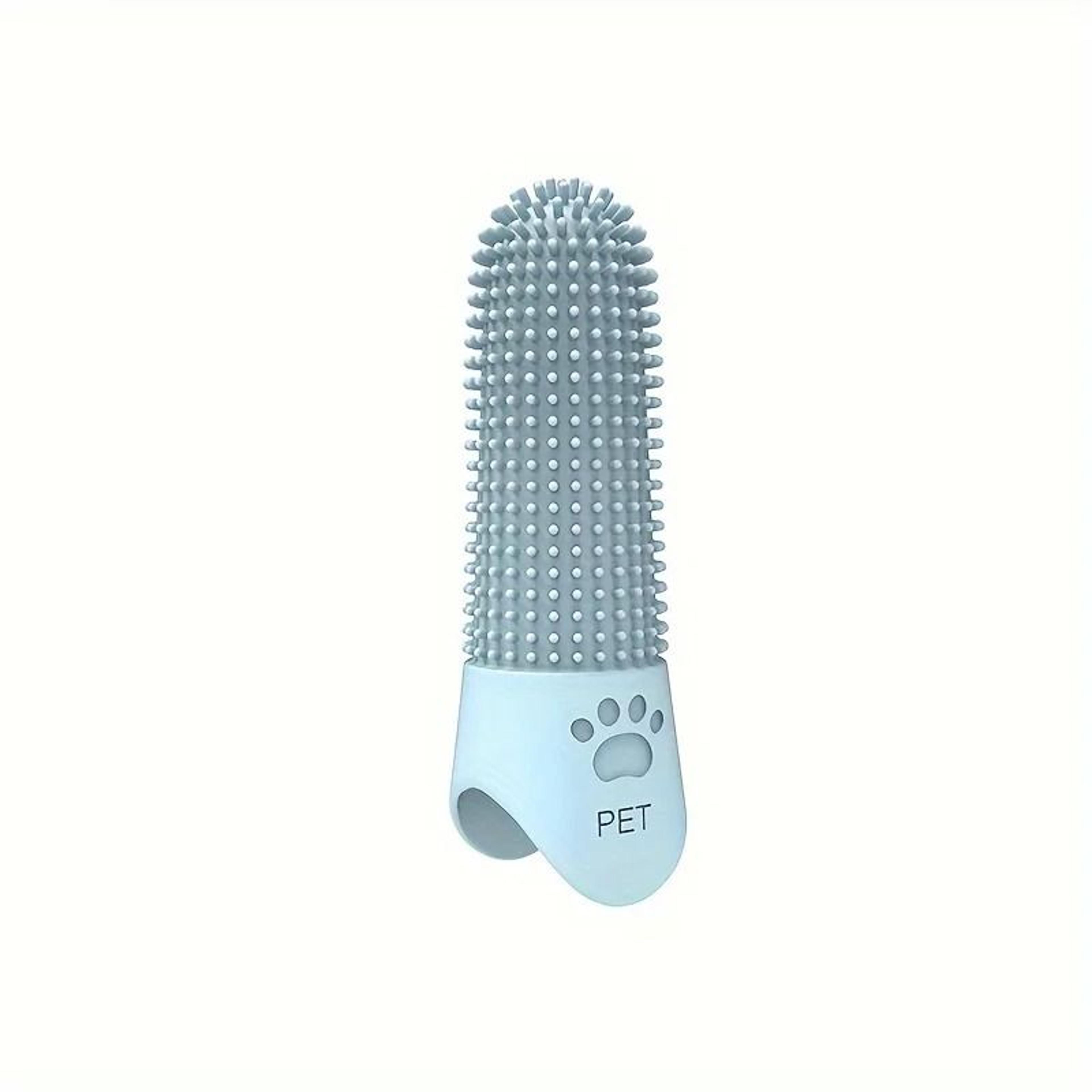 360 Soft Silicone Finger Toothbrush  Durable Pet Dental Cleaning Tool 6