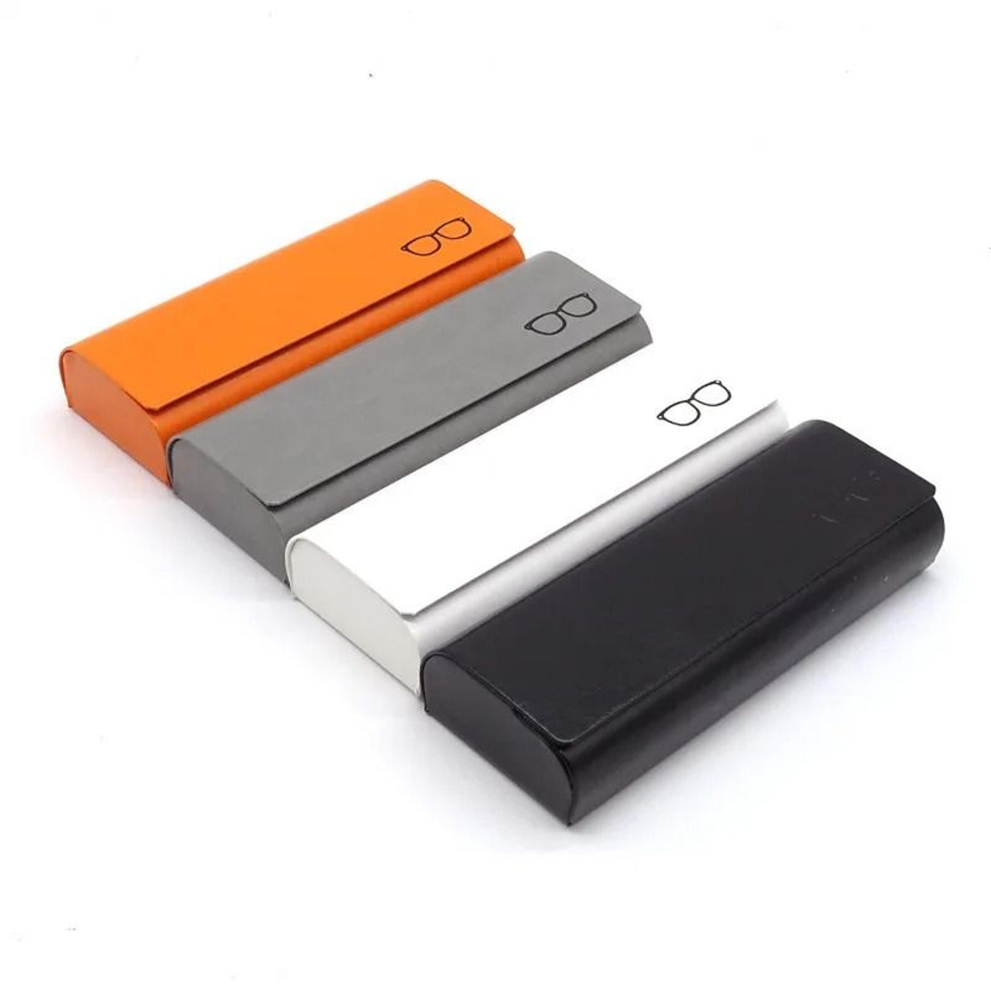 Premium HighGrade Leather Glasses Case  CompressionProof Protective Storage 2