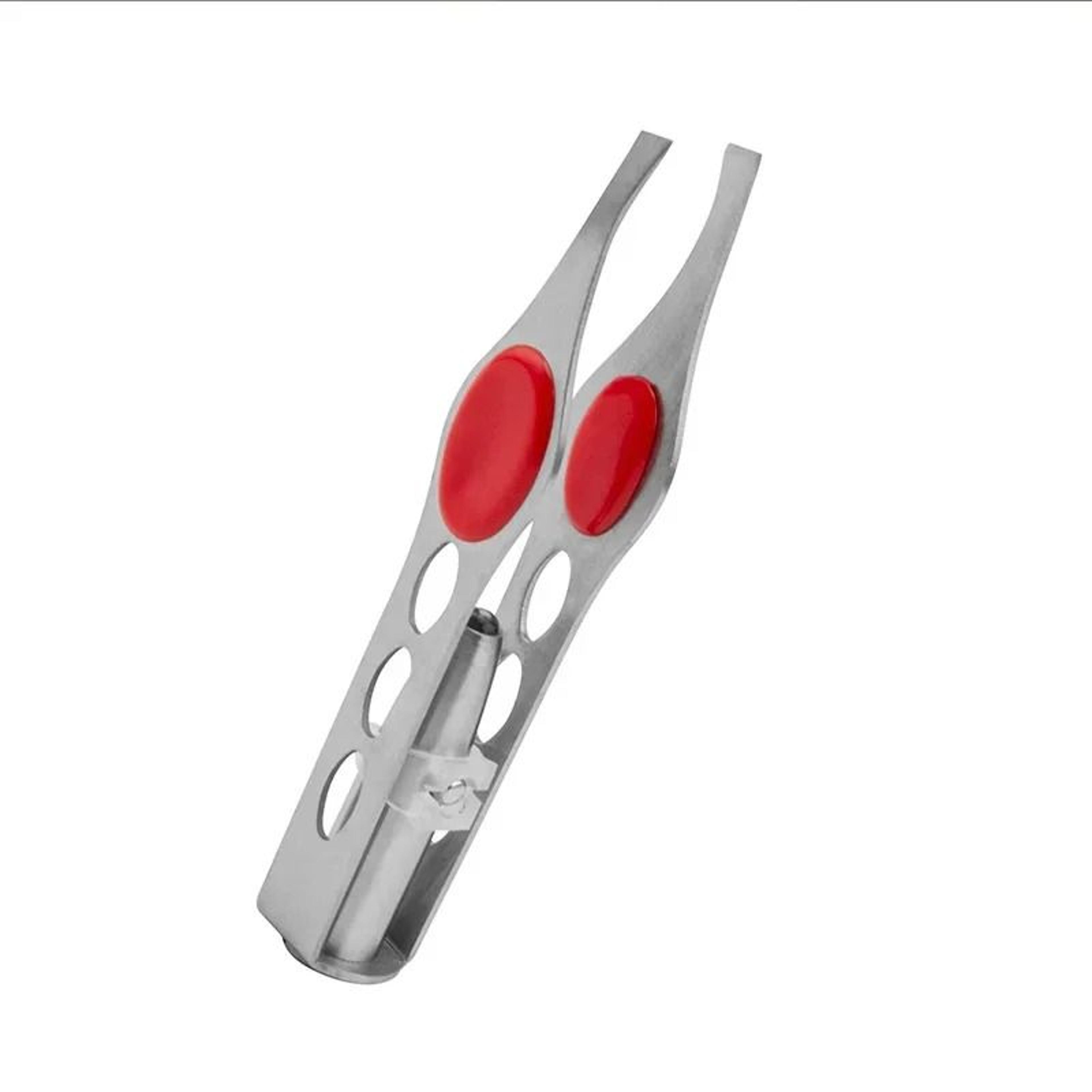 Precision LED Light Eyebrow Tweezer  Stainless Steel Smart Design Grooming Tool 1
