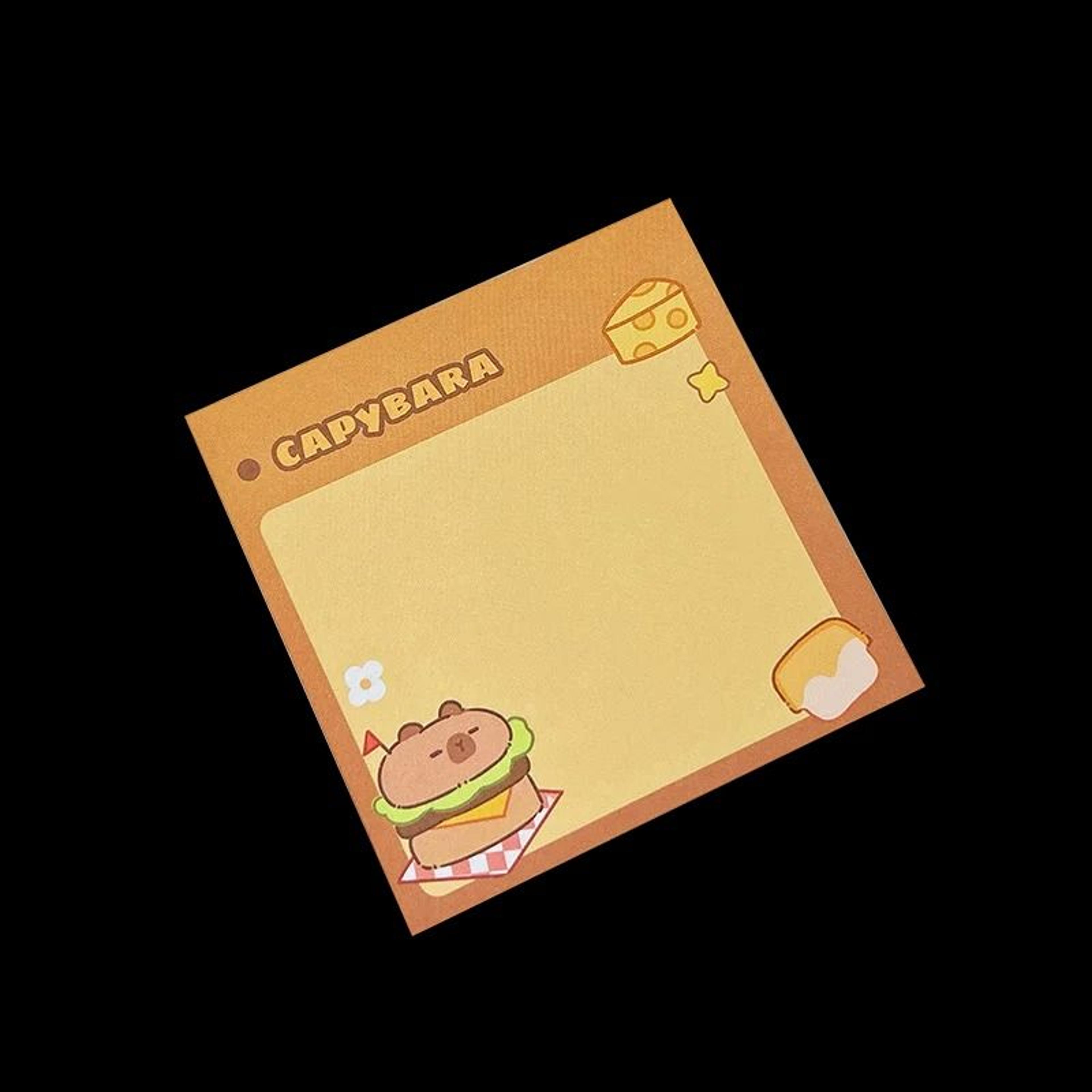 Kawaii Capybara Memo Pad  Sticker Set  200PCS Creative School  Office Supplies 10