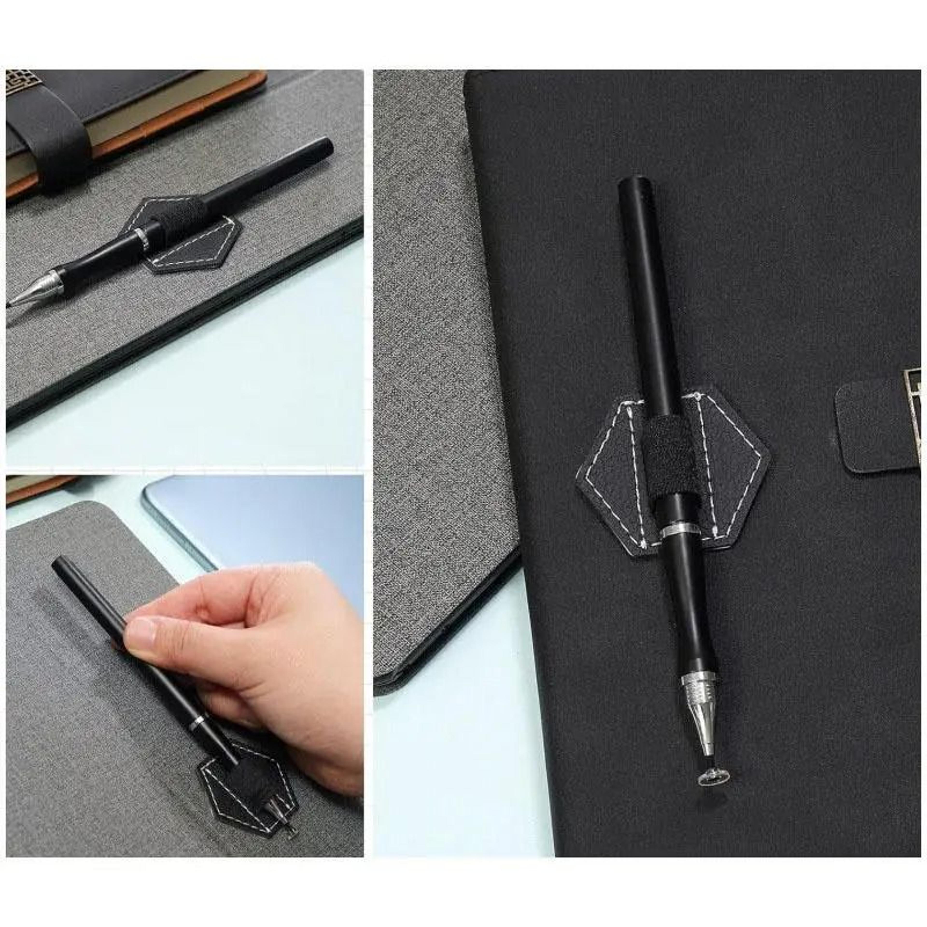 Premium PU SelfAdhesive  Magnetic Pen Holder  Universal Stylus  Stationery Organizer 4