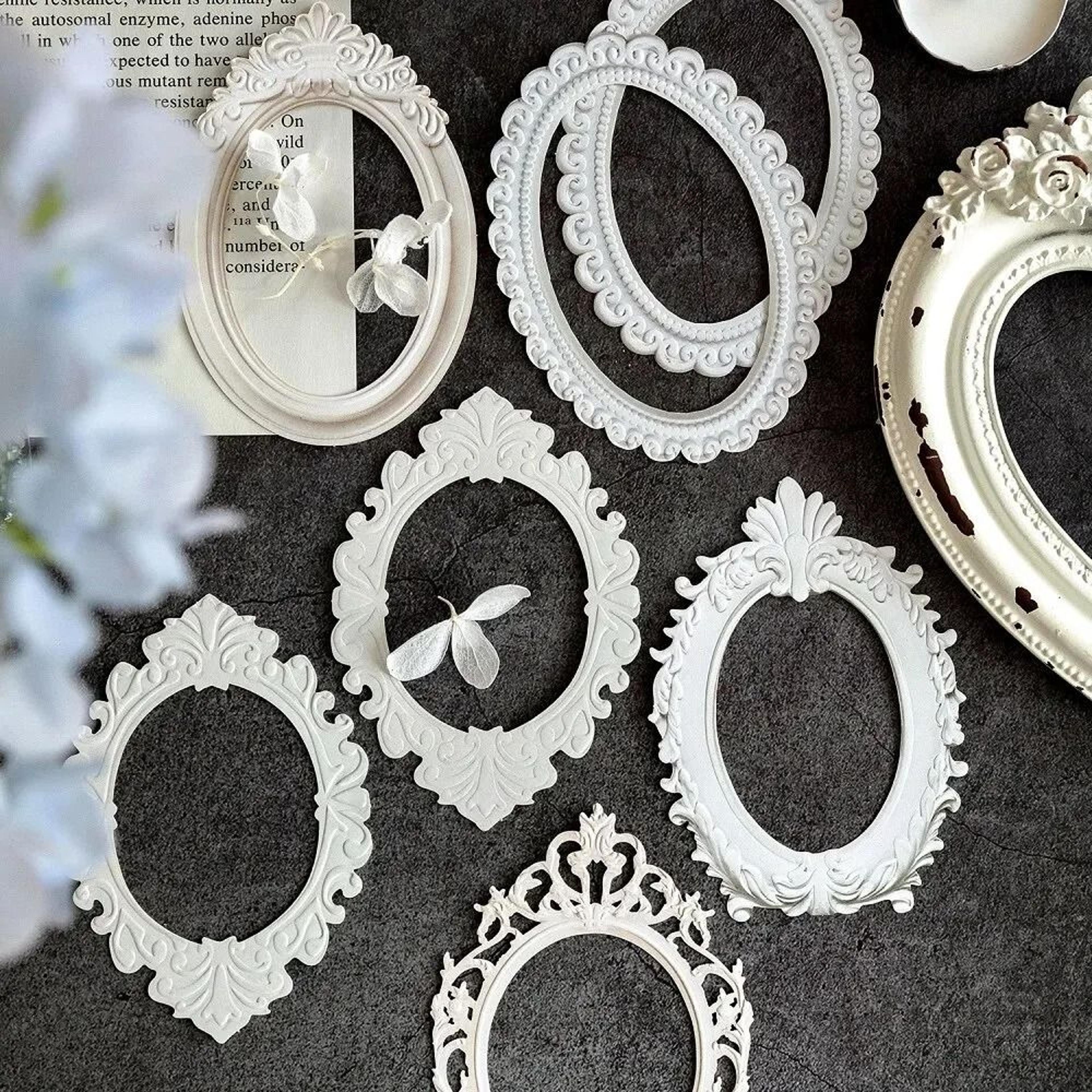Retro Architectural Hollow Relief Cardstock  10 Sheets DIY Creative Materials 5