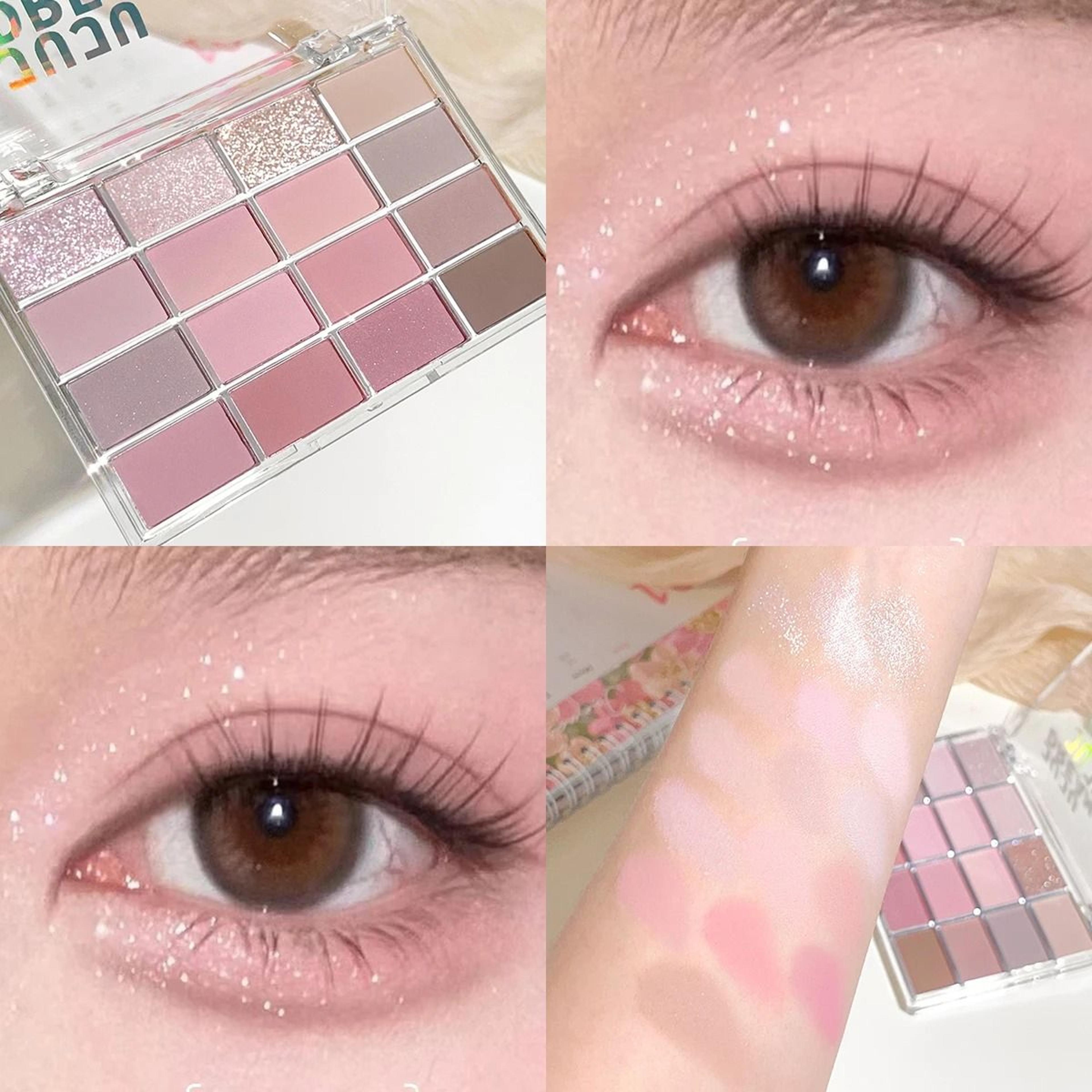 16Color Professional Eyeshadow Palette  LowSaturation Earth Tone Daily Makeup 1