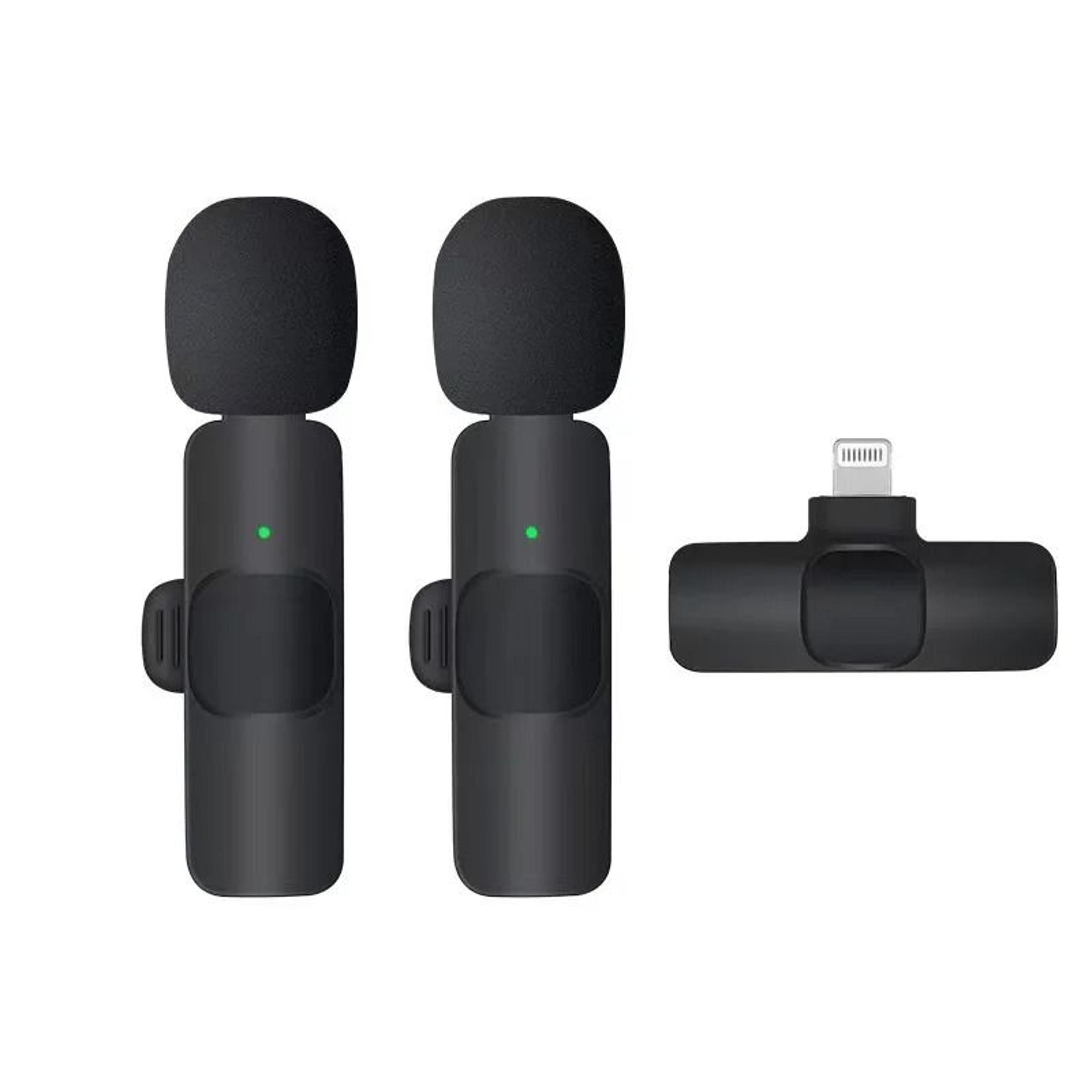 24G Wireless Lavalier Microphone  Portable Audio  Video Recording Mini Mic 6