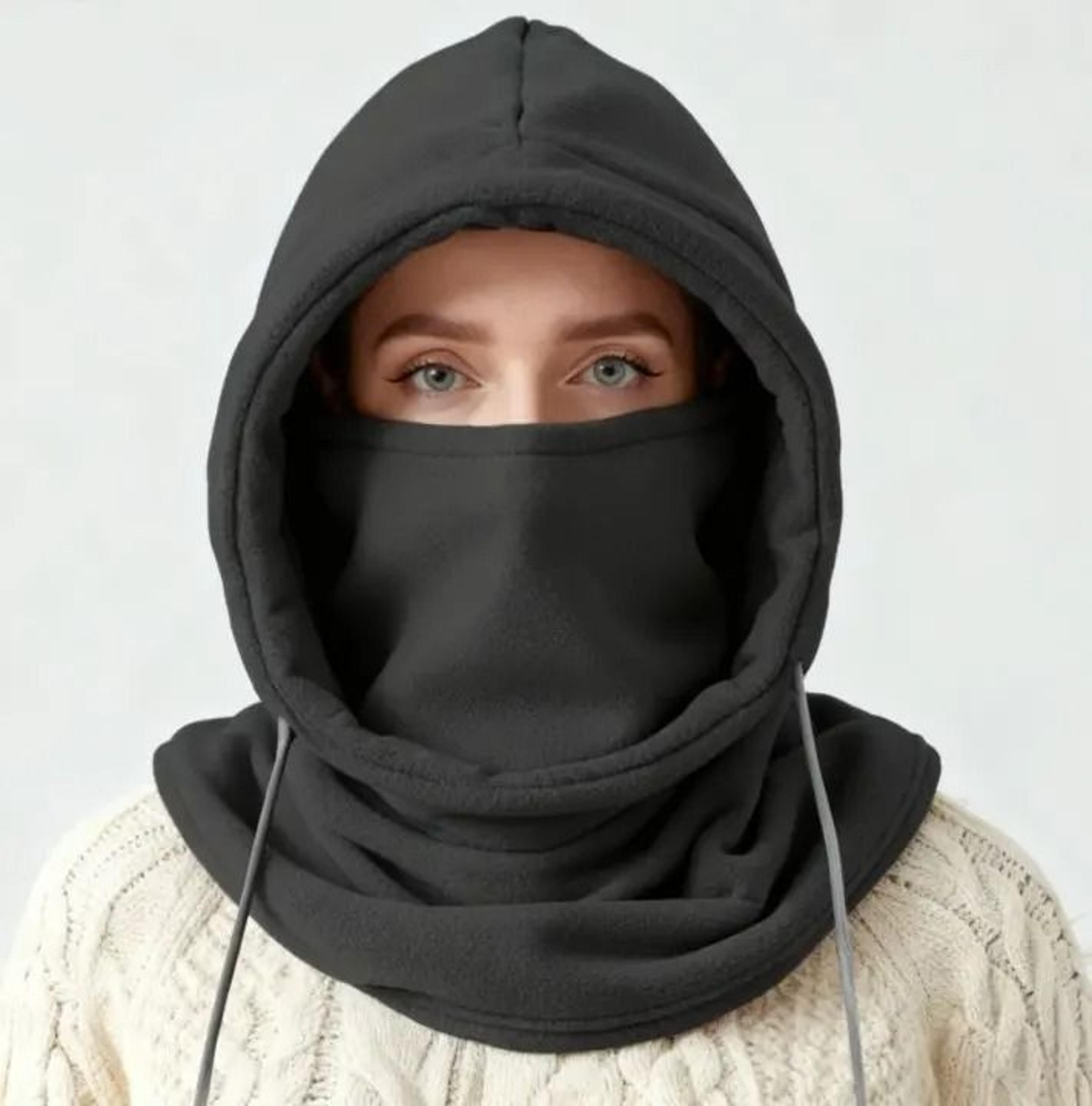 Unisex Winter Balaclava Knit Hood  Windproof Mask  Headgear For Cold Weather 5