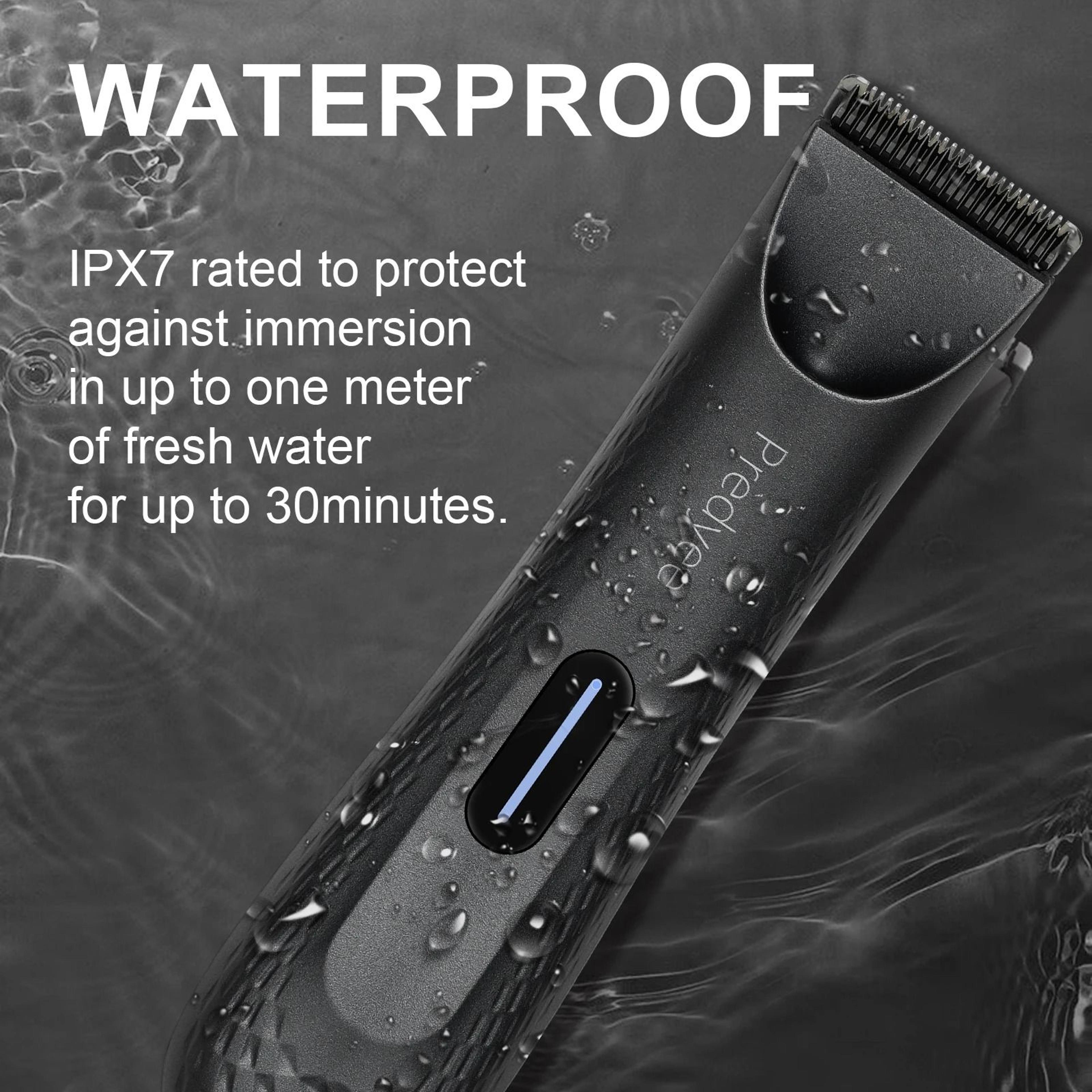 Professional Electric Body Groomer  Waterproof Groin  Pubic Hair Trimmer 2