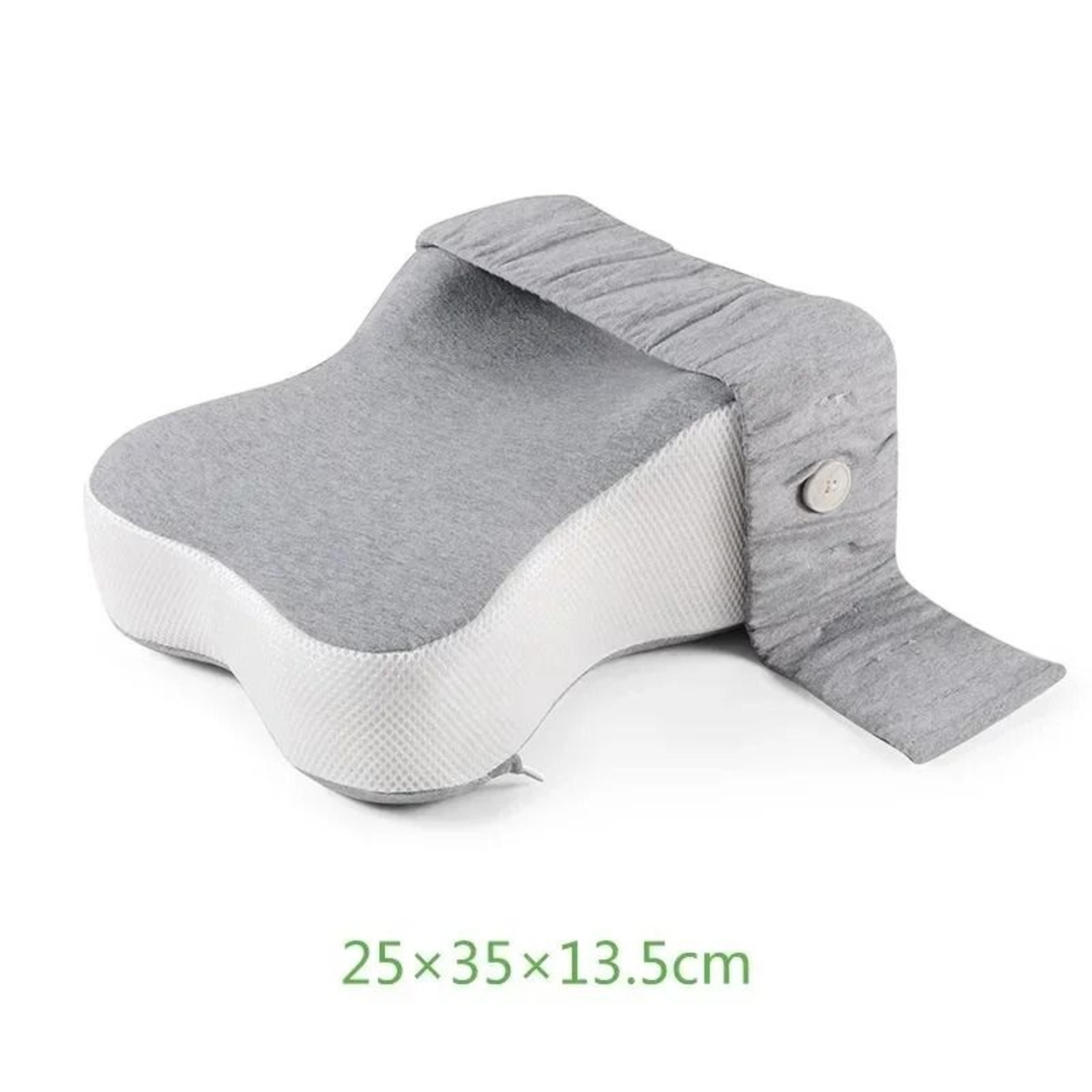 Orthopedic Side Sleeping Leg Pillow  Slow Rebound Memory Foam With Adjustable Strap 6