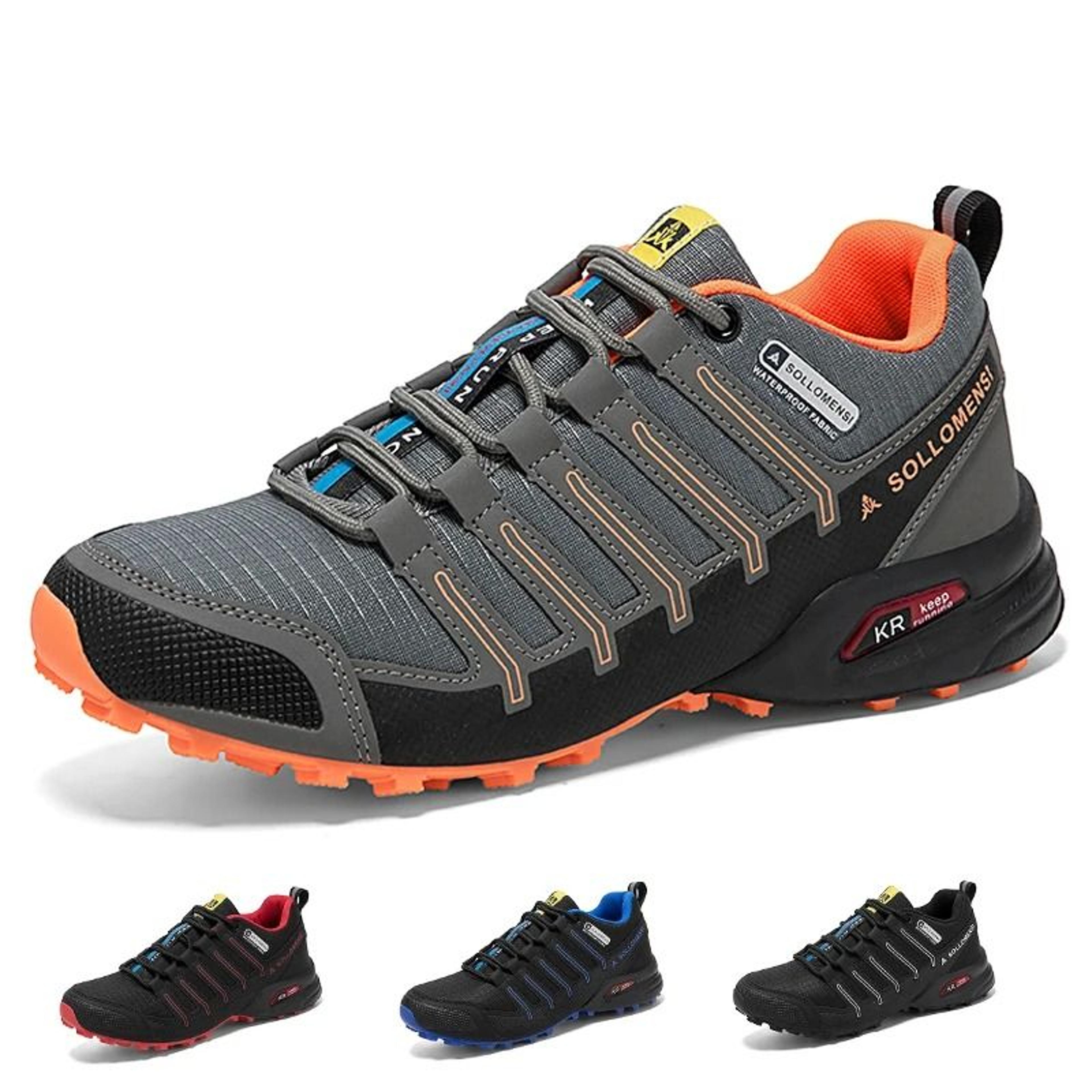 Mens AllTerrain Hiking Shoes  Waterproof  NonSlip Tactical Sports Footwear 0