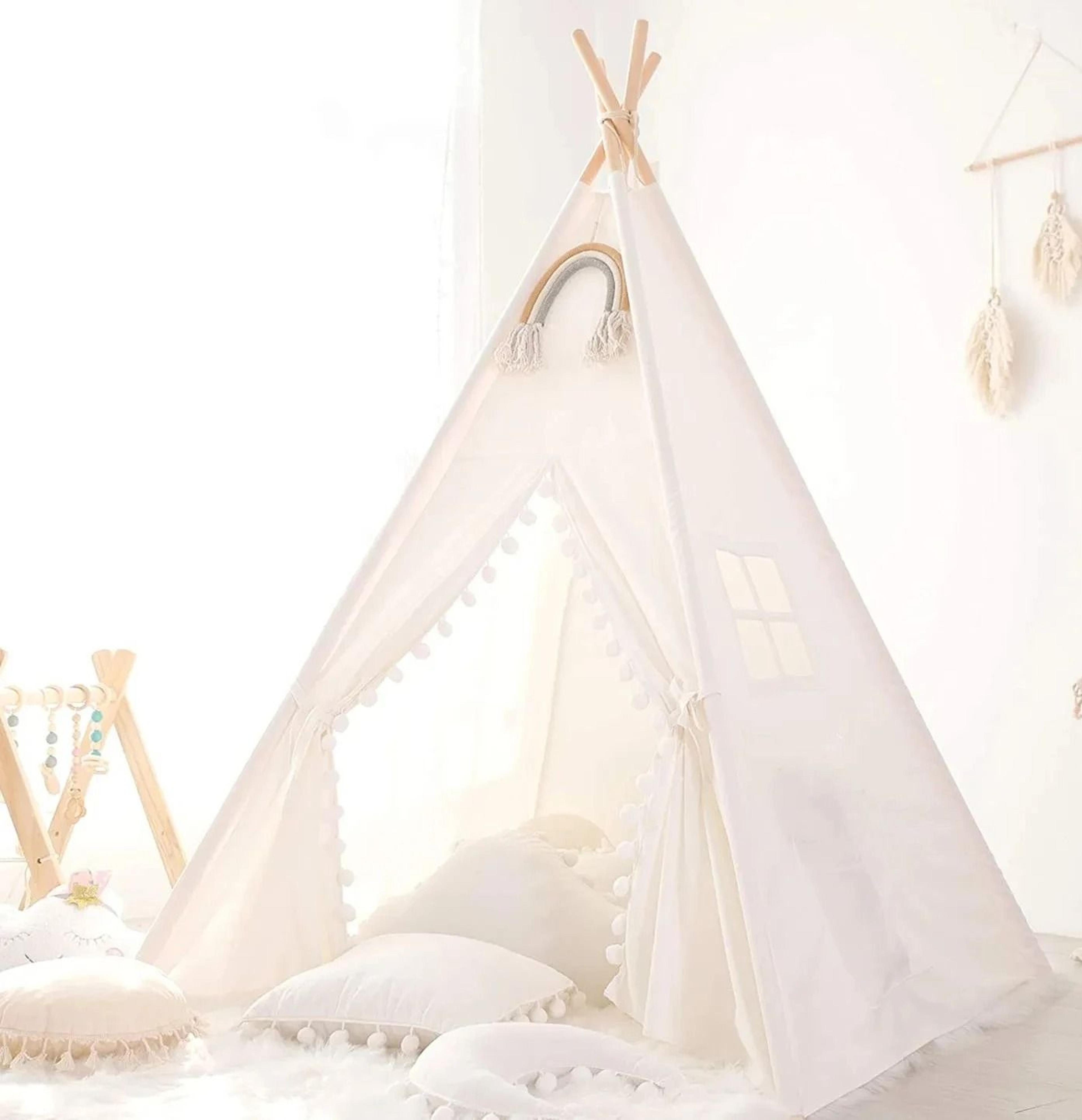 Portable Kids Teepee Tent  Childrens Play House  Wigwam Room Decor 3