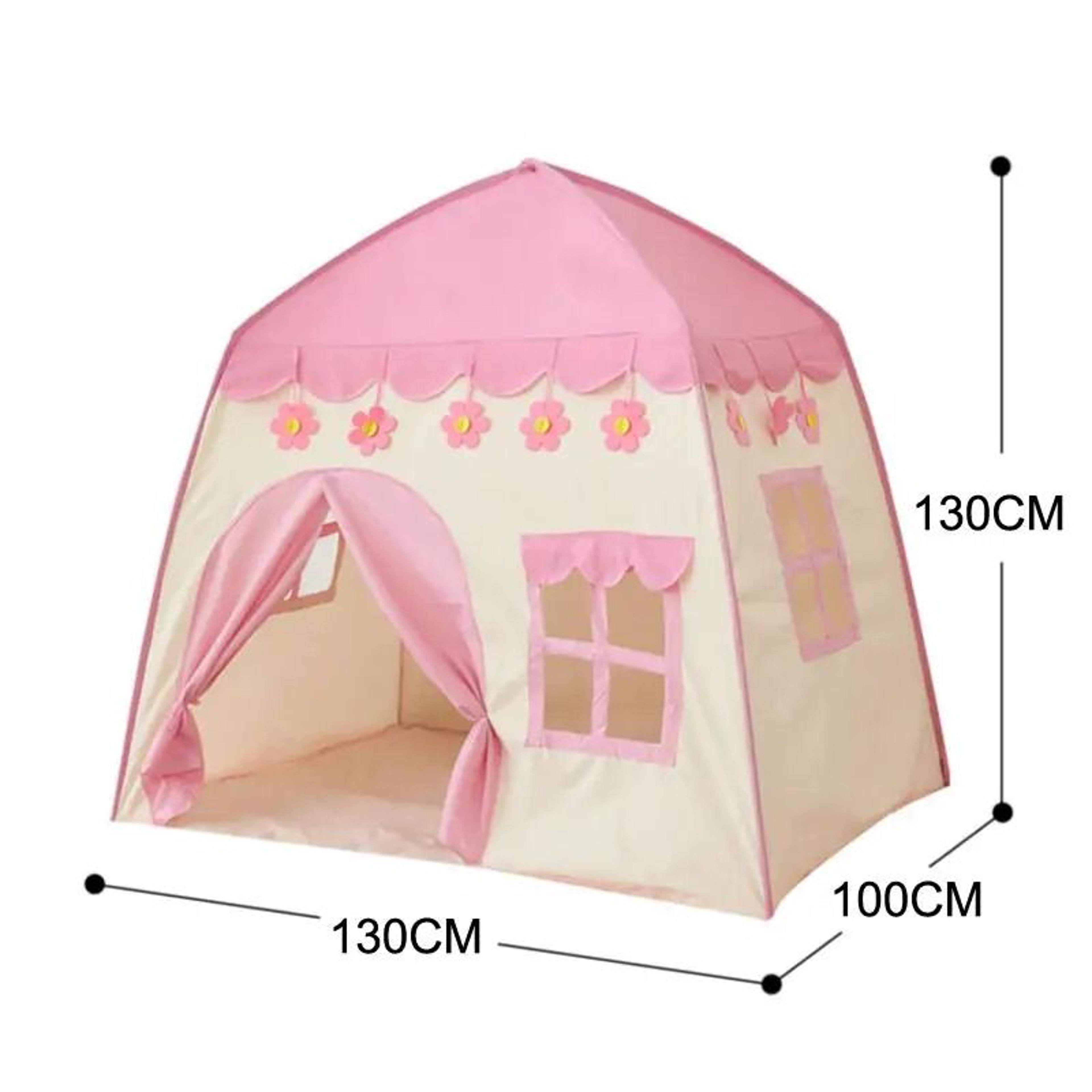 Childrens Folding Teepee Tent  Indoor  Outdoor Princess Castle Playhouse 6