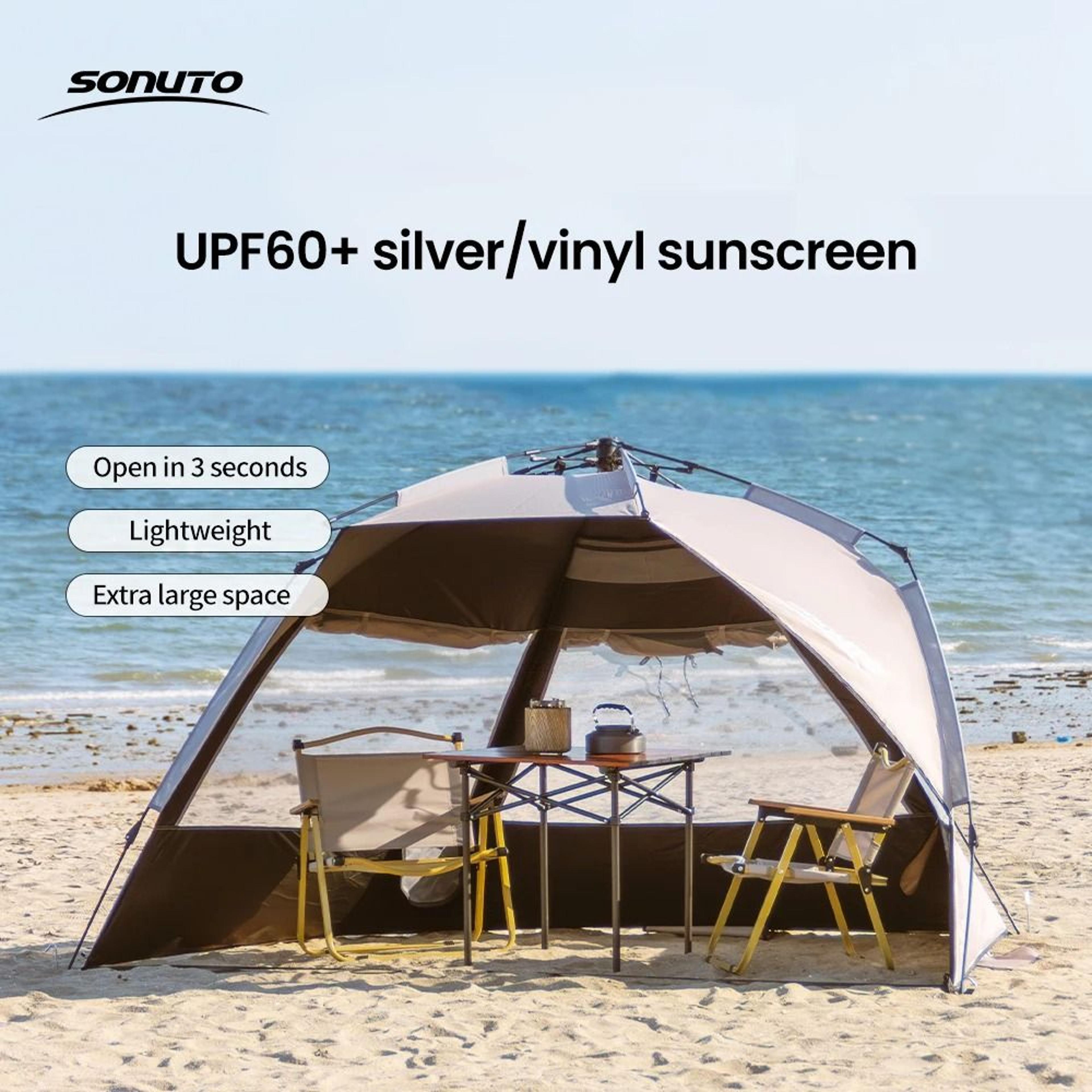 Quick Automatic OneTouch Camping Tent  34 Person AntiUV Family Shelter 1