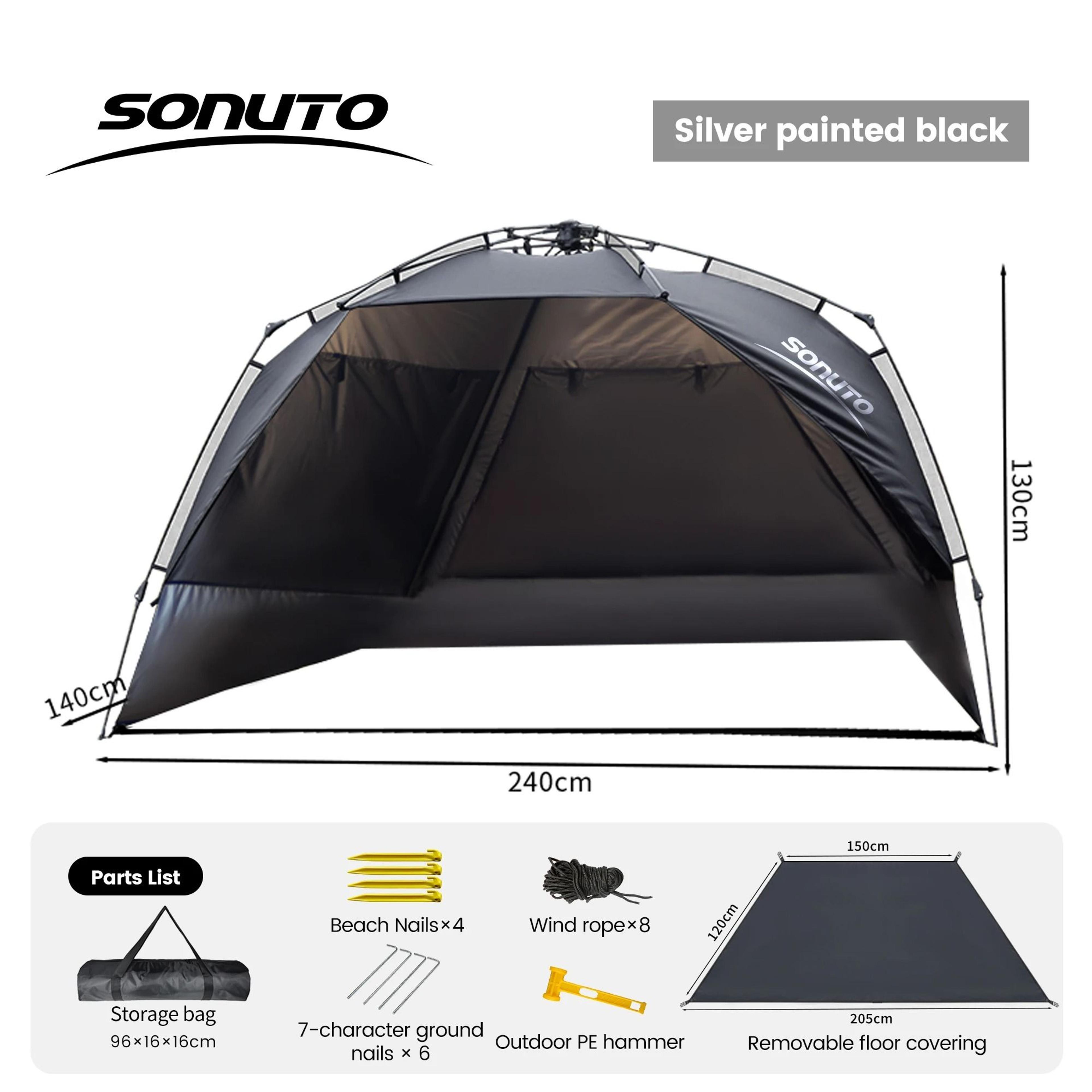 Quick Automatic OneTouch Camping Tent  34 Person AntiUV Family Shelter 10