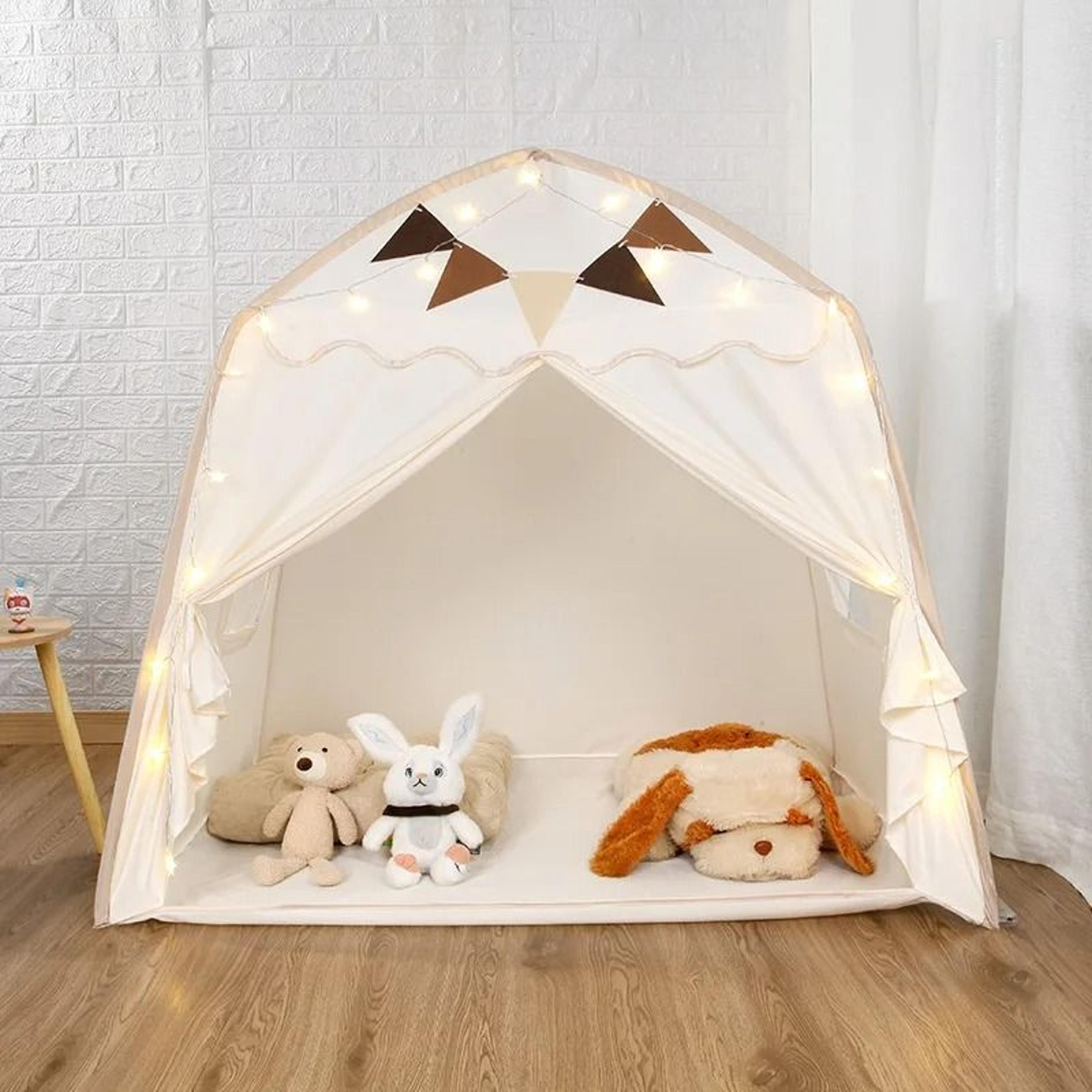 Portable Kids Play Tent  Large Foldable Toddler Castle  Princess 0