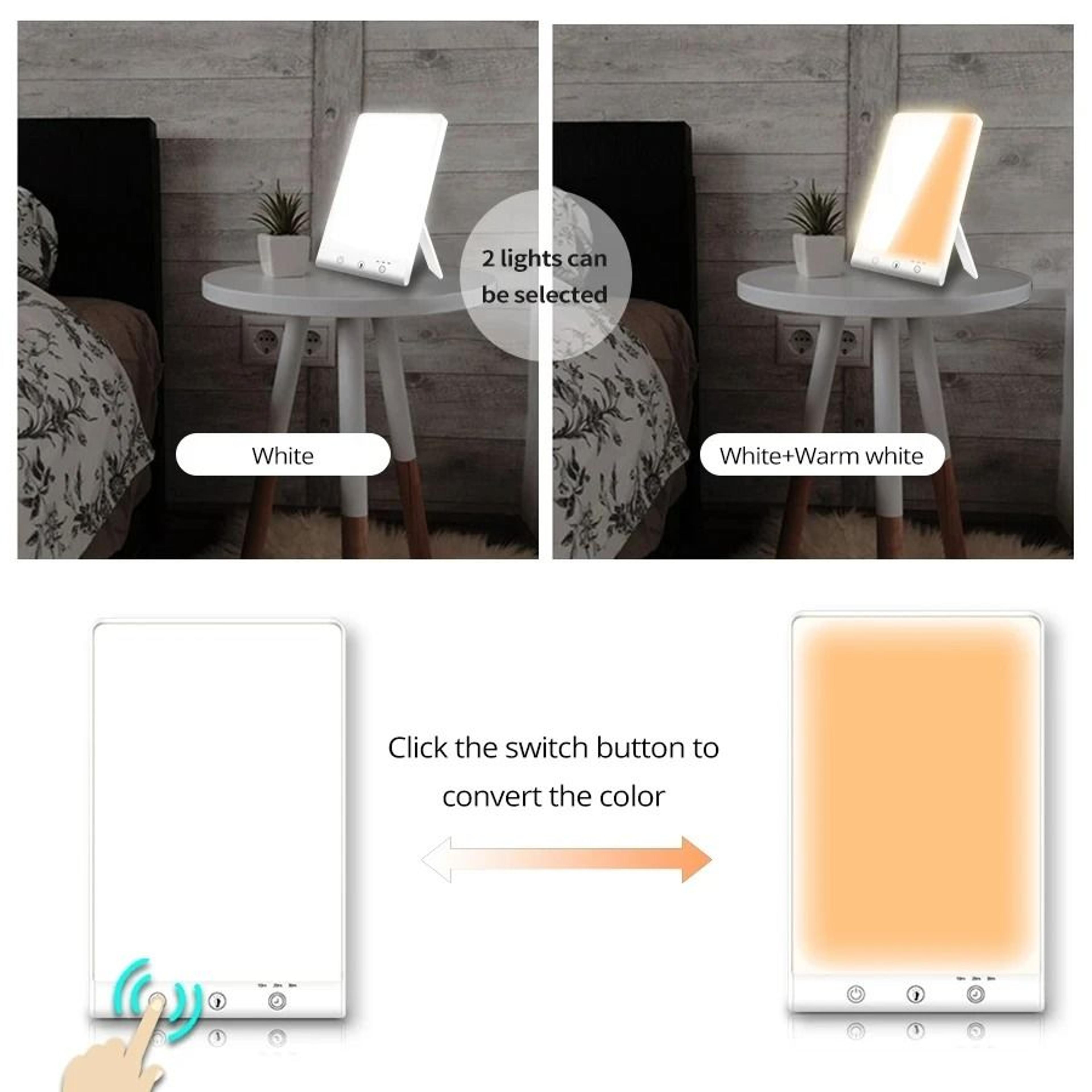 SAD Light Therapy Lamp  5V Bionic Sunlight For Seasonal Affective Disorder 2