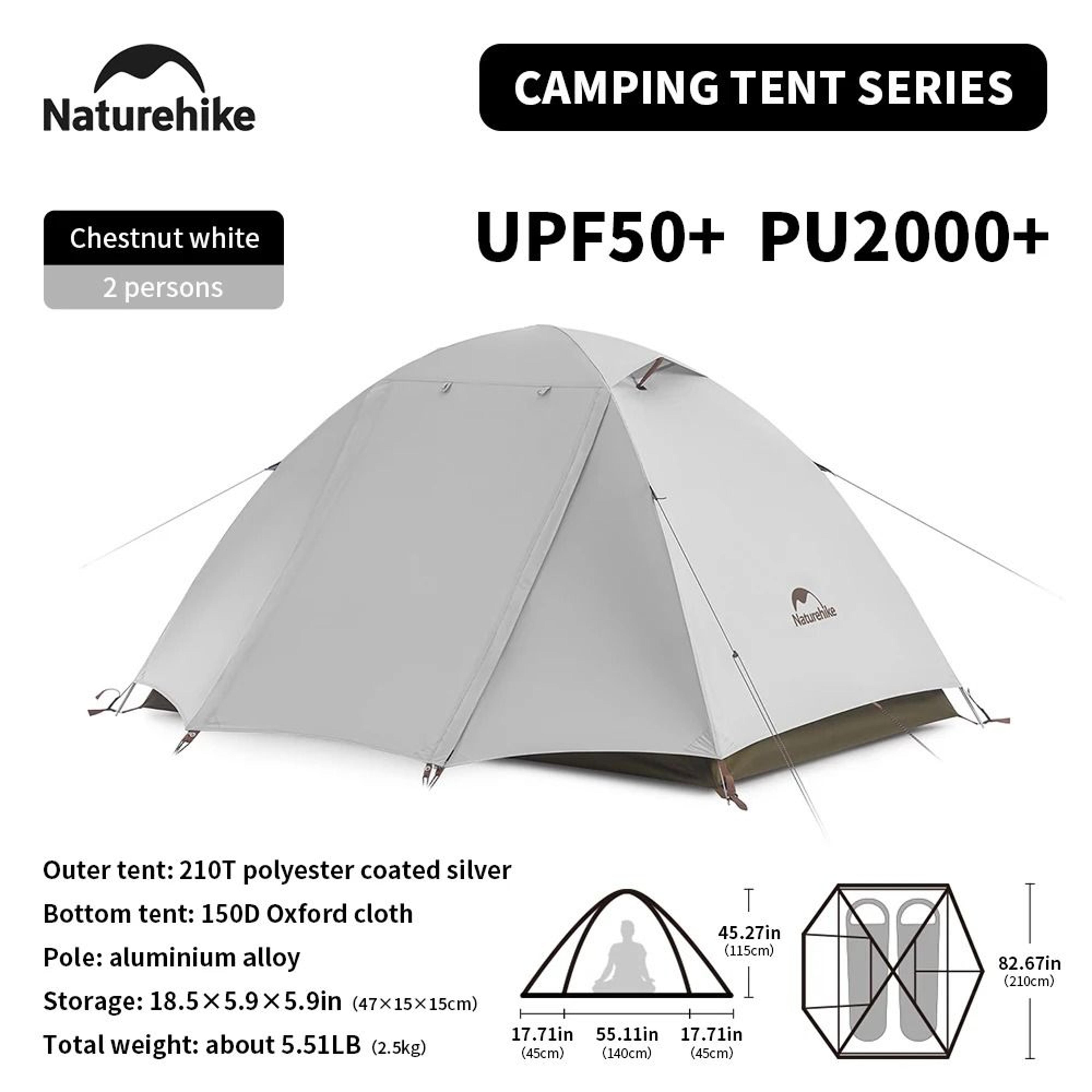 Ultralight Camping Tent  23 Person Waterproof Hiking Shelter 5