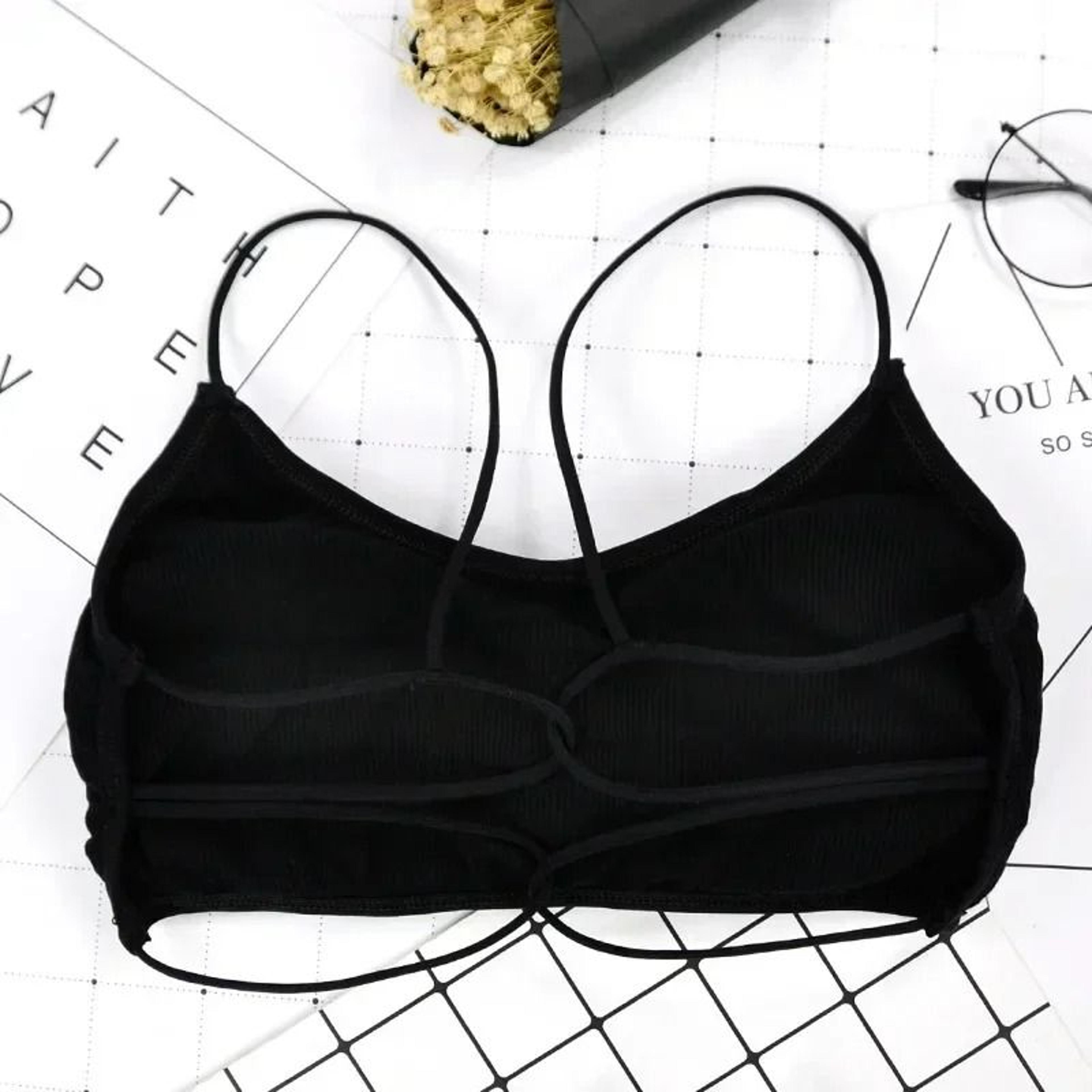 Padded Sports Bra  Removable Beauty Back Yoga Workout Bra 6