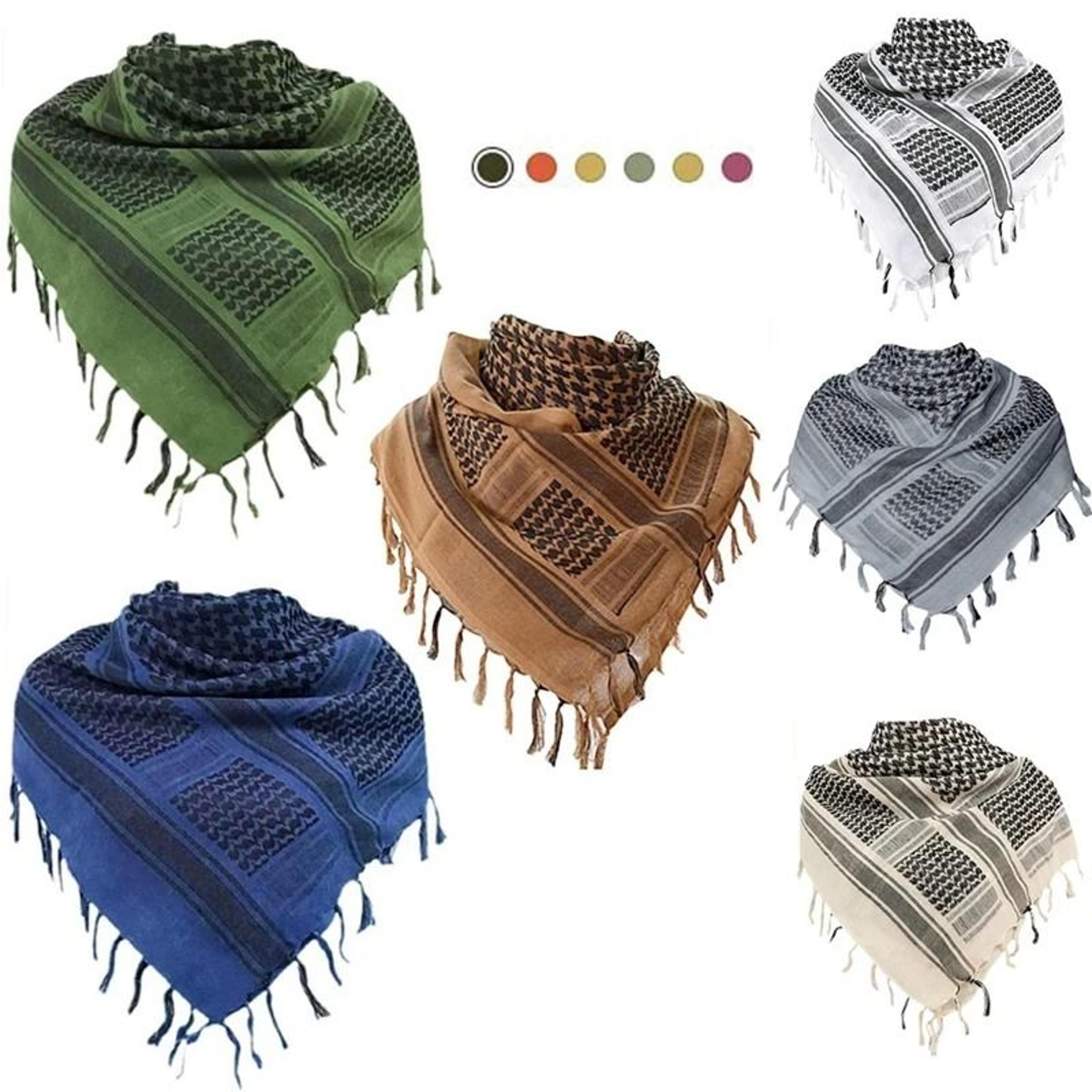 Tactical Hunting Shemagh  Desert Keffiyeh Head  Neck Arab Wrap 2