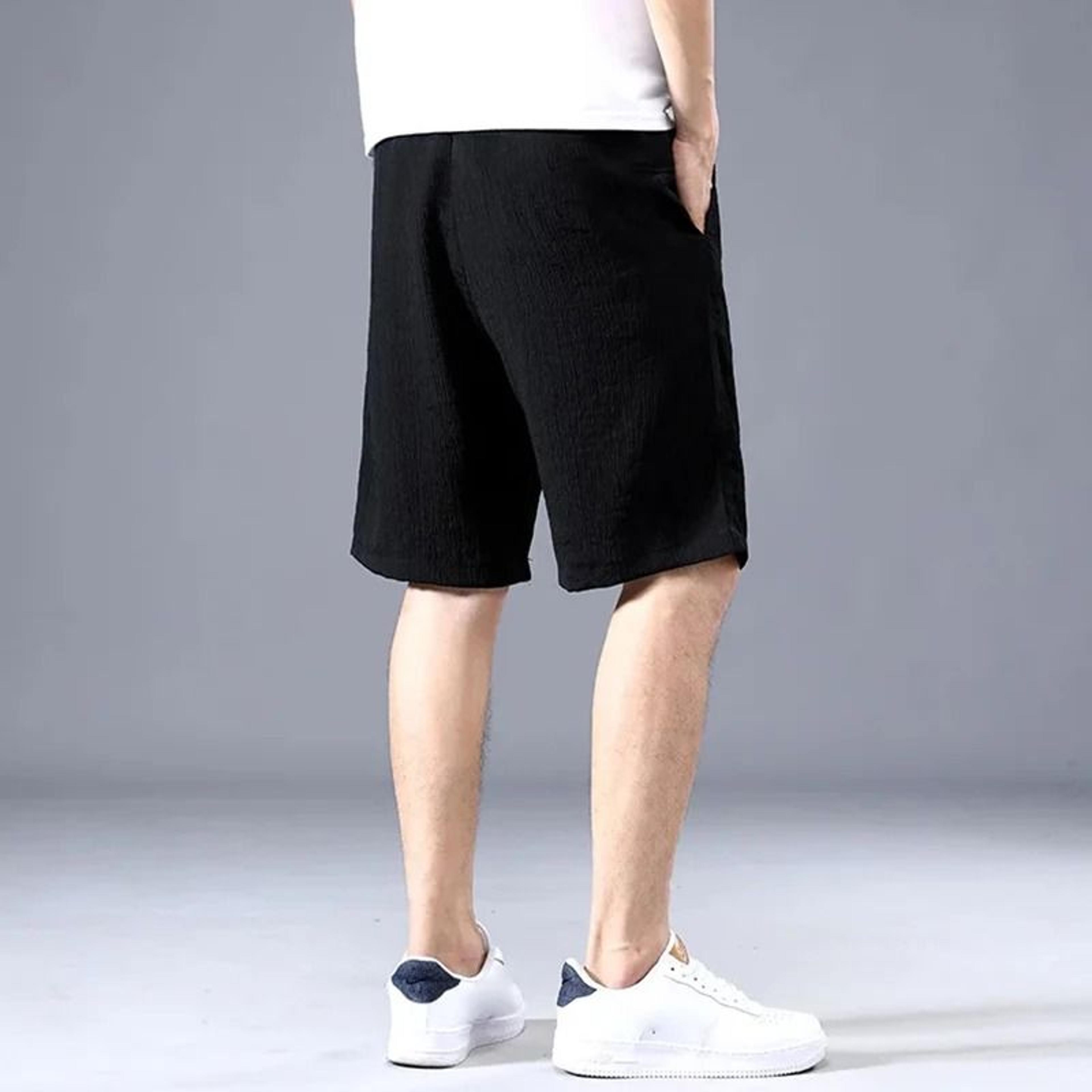 Ice Silk Sports Shorts  UltraThin Breathable Casual Cropped Pants 2