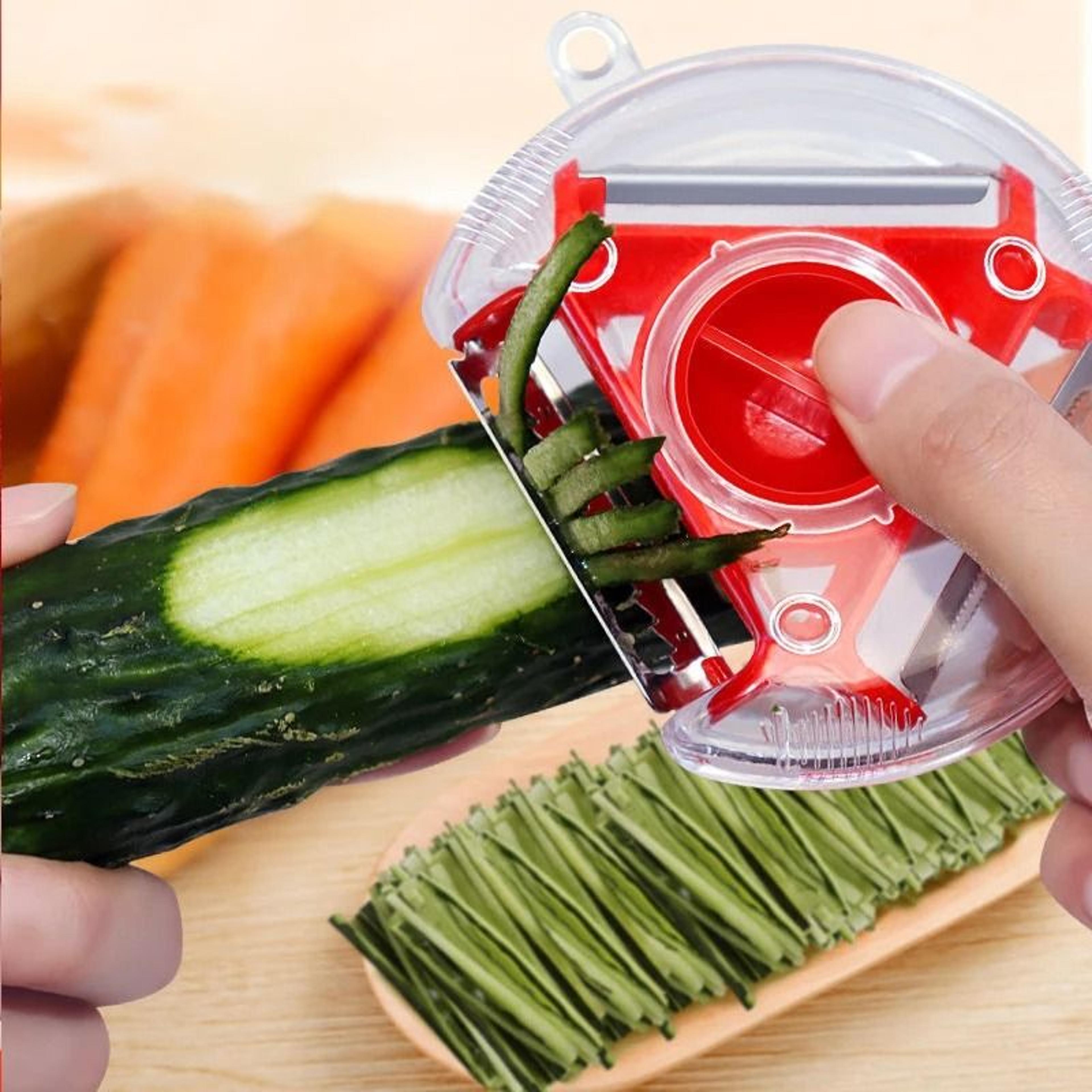 3in1 Magic Trio Peeler Set  MultiBlade Slicer Shredder  Julienne Cutter 4