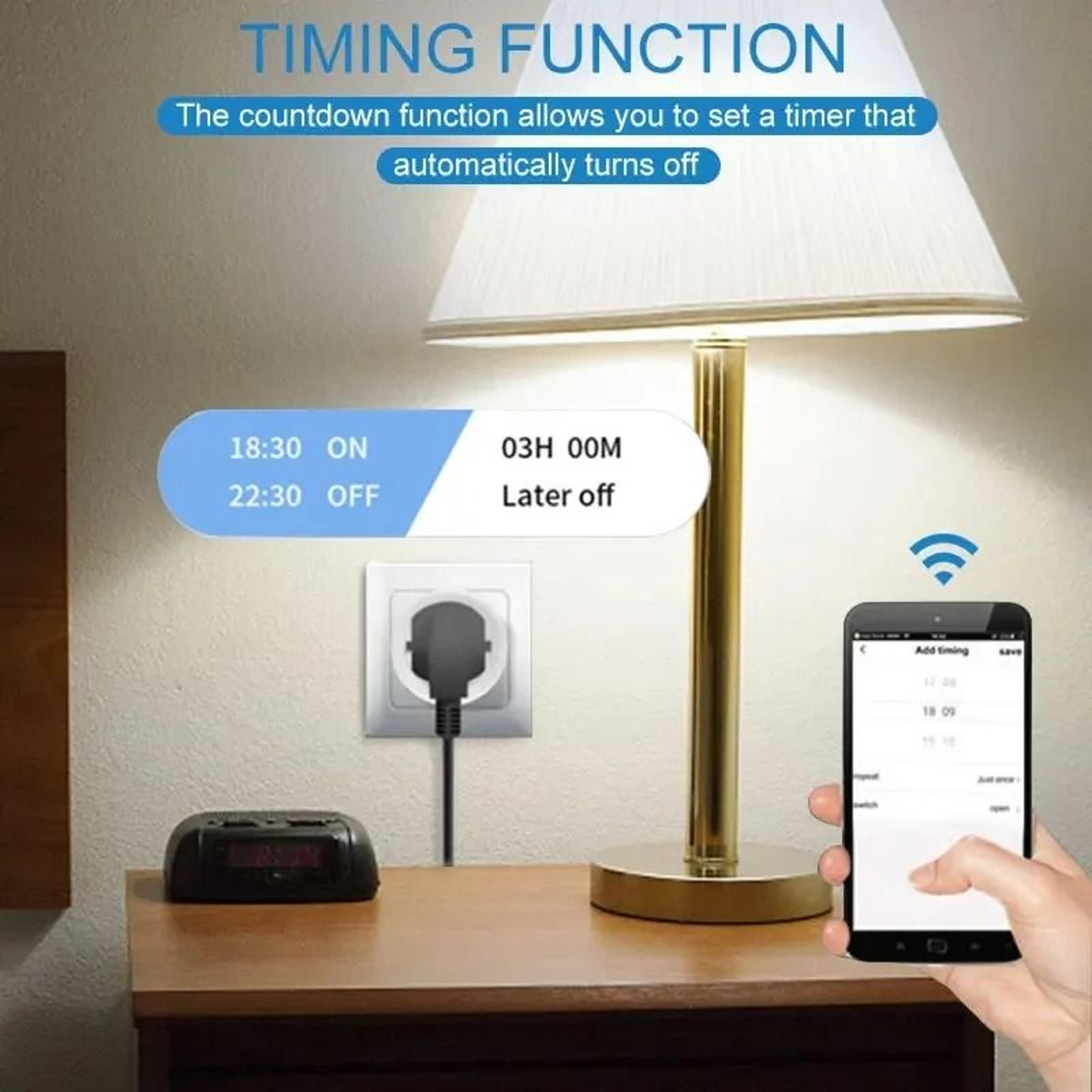 Tuya Smart WiFi Plug  Smart Life App Remote Control  Power Monitoring 2