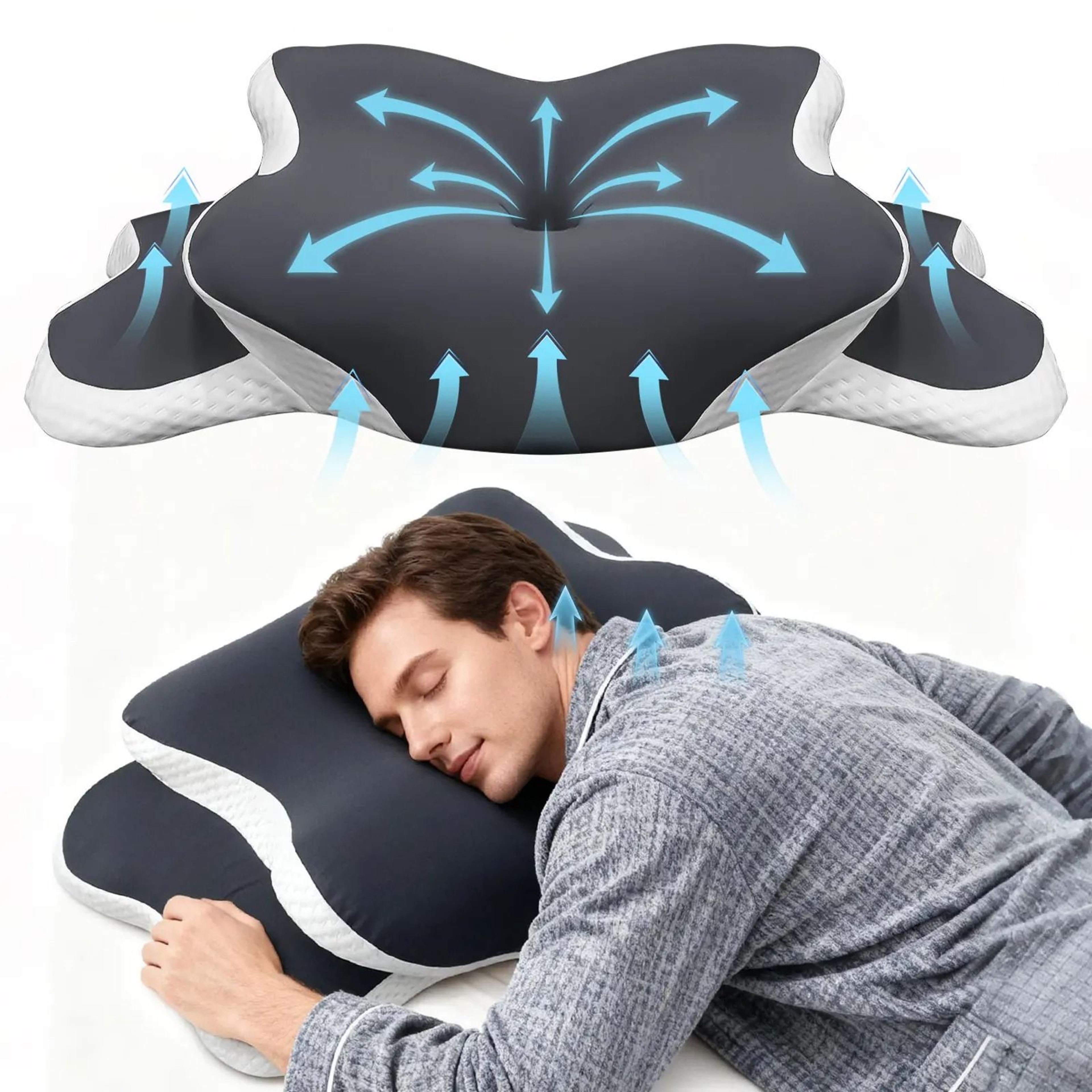 Ergonomic Cervical Memory Foam Pillow  Adjustable Neck Pain Relief 0