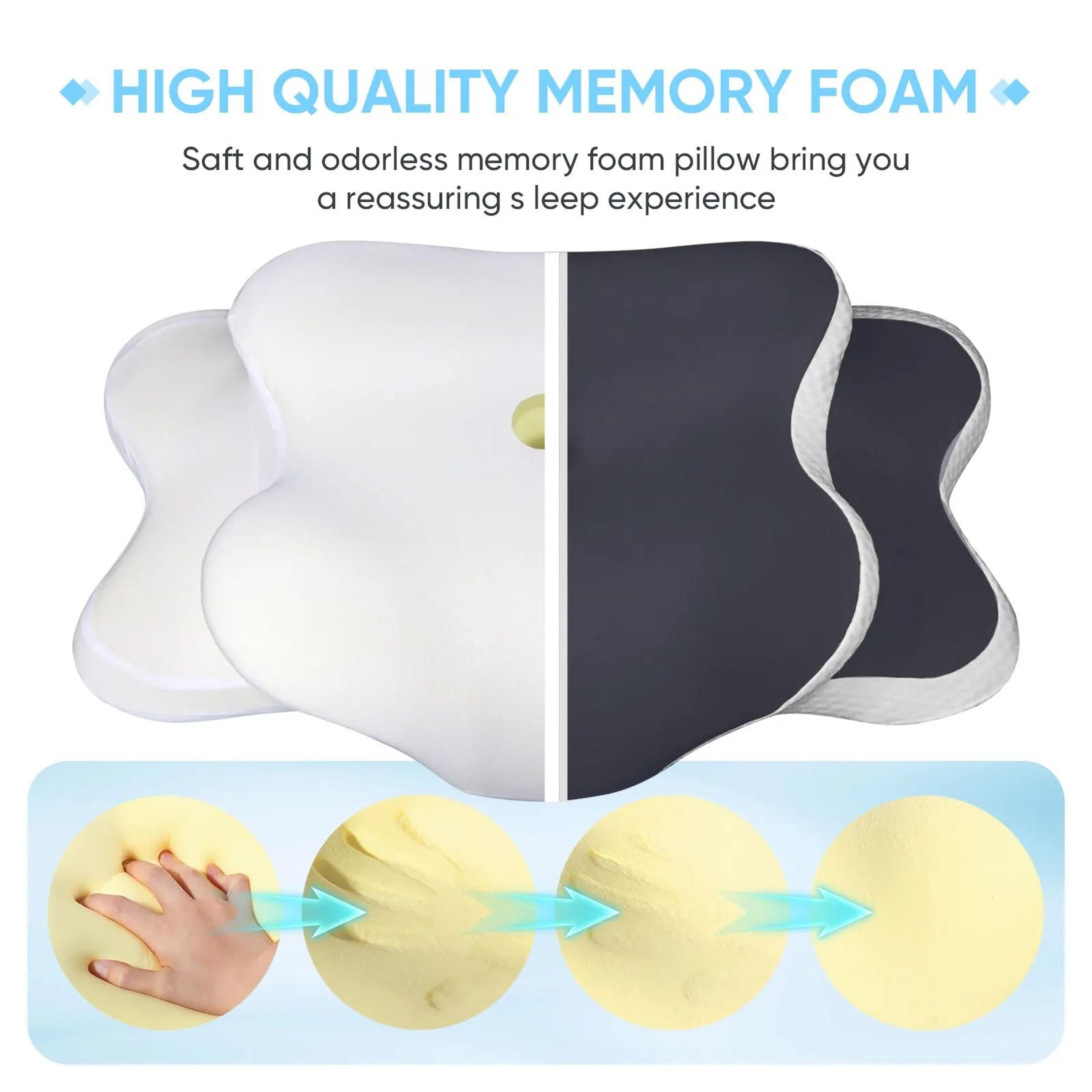 Ergonomic Cervical Memory Foam Pillow  Adjustable Neck Pain Relief 5