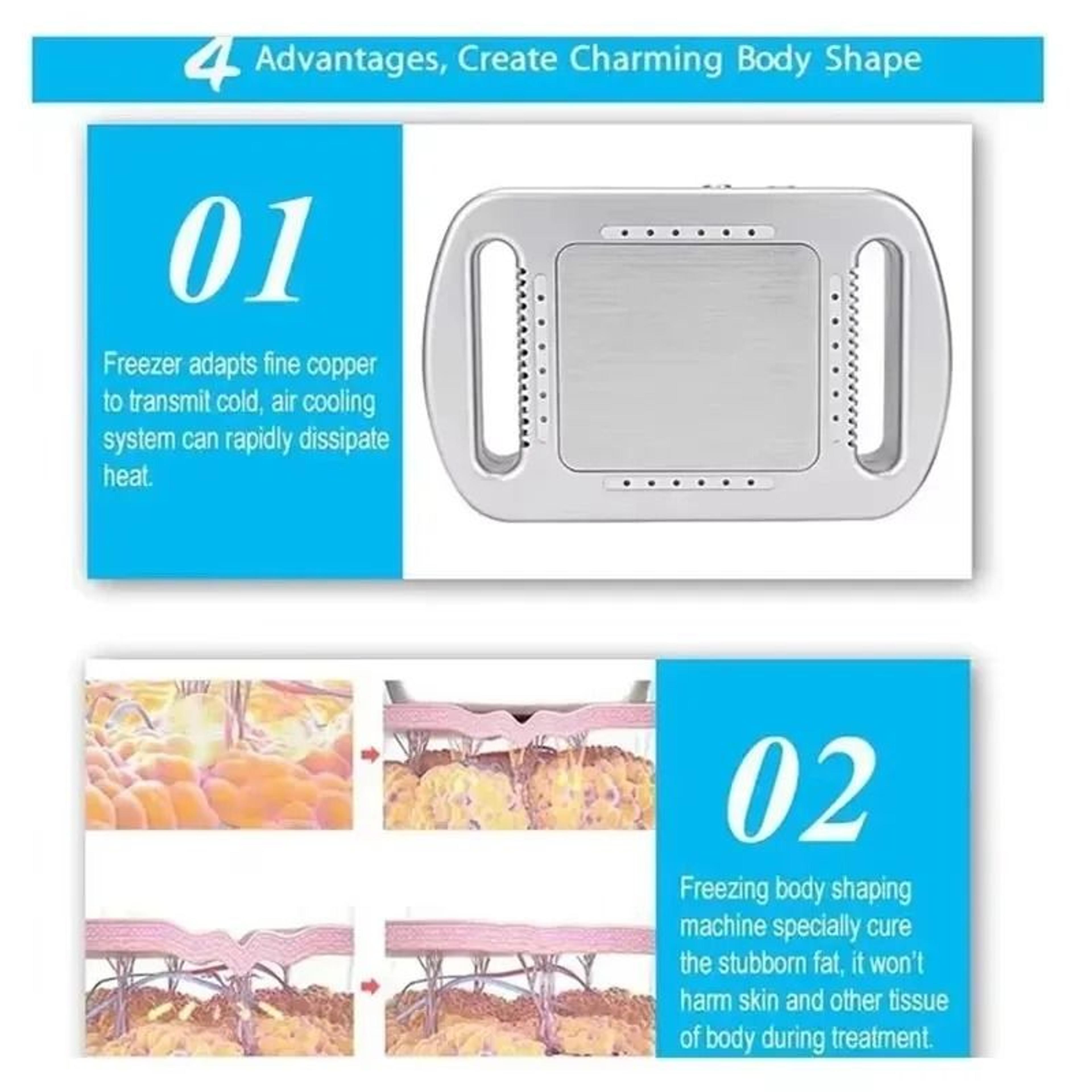 Fat Freeze Body Slimming Machine  Cryo AntiCellulite Cold Massager 5