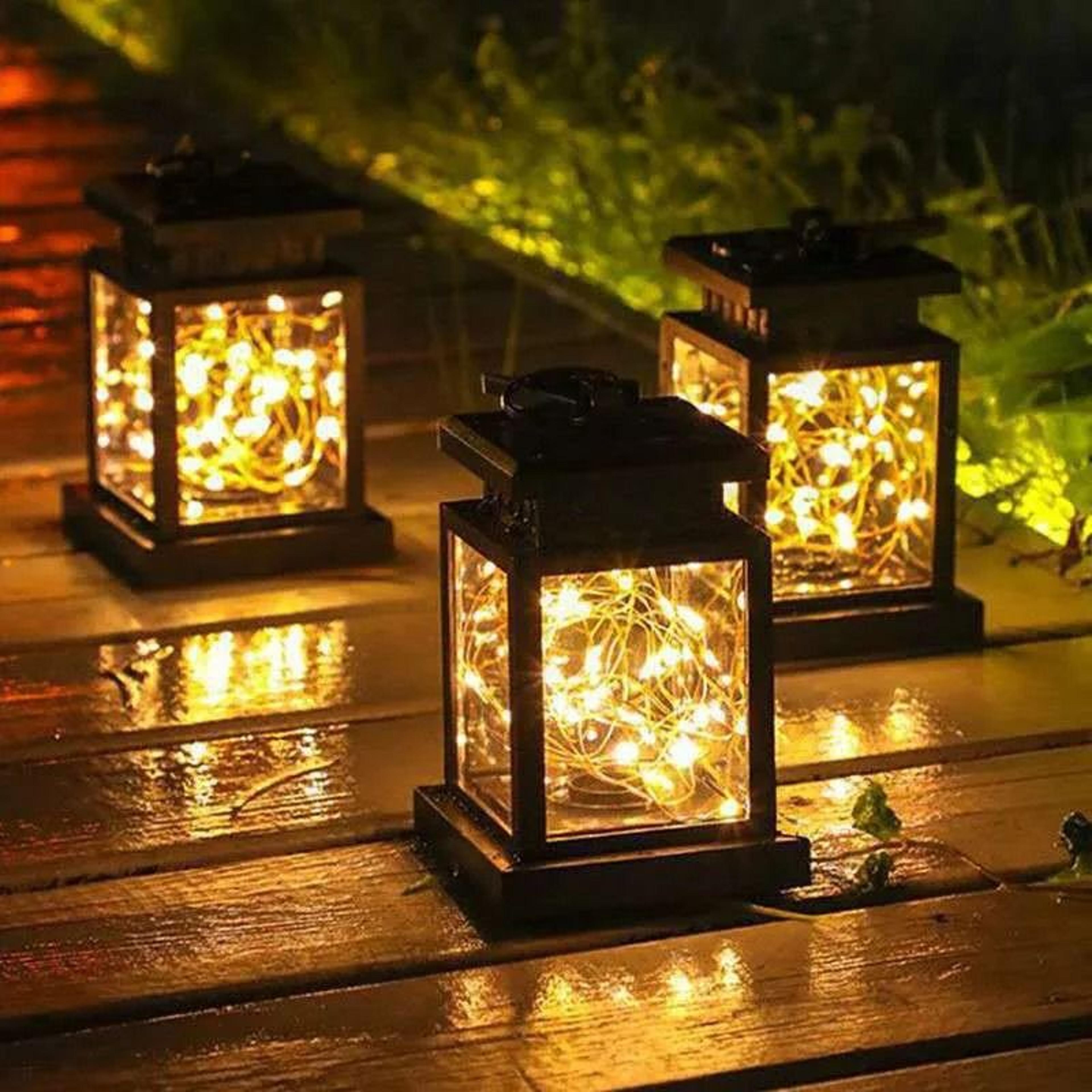 Solar LED Garden Lantern  Decorative Outdoor Bird  Candle Lighting 0
