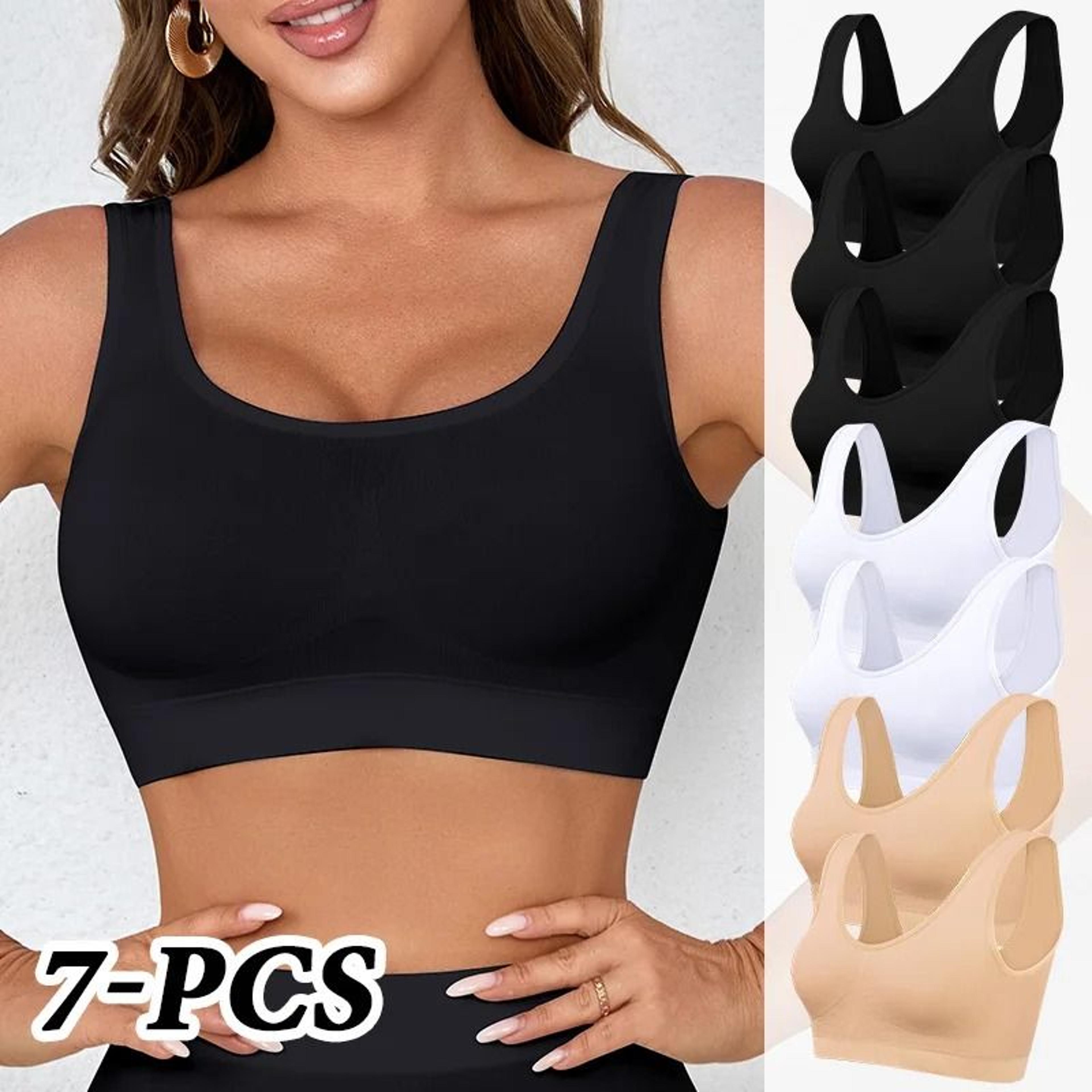 7Pack Seamless Wireless Bras  UltraSoft Lightweight Daily Comfort 8