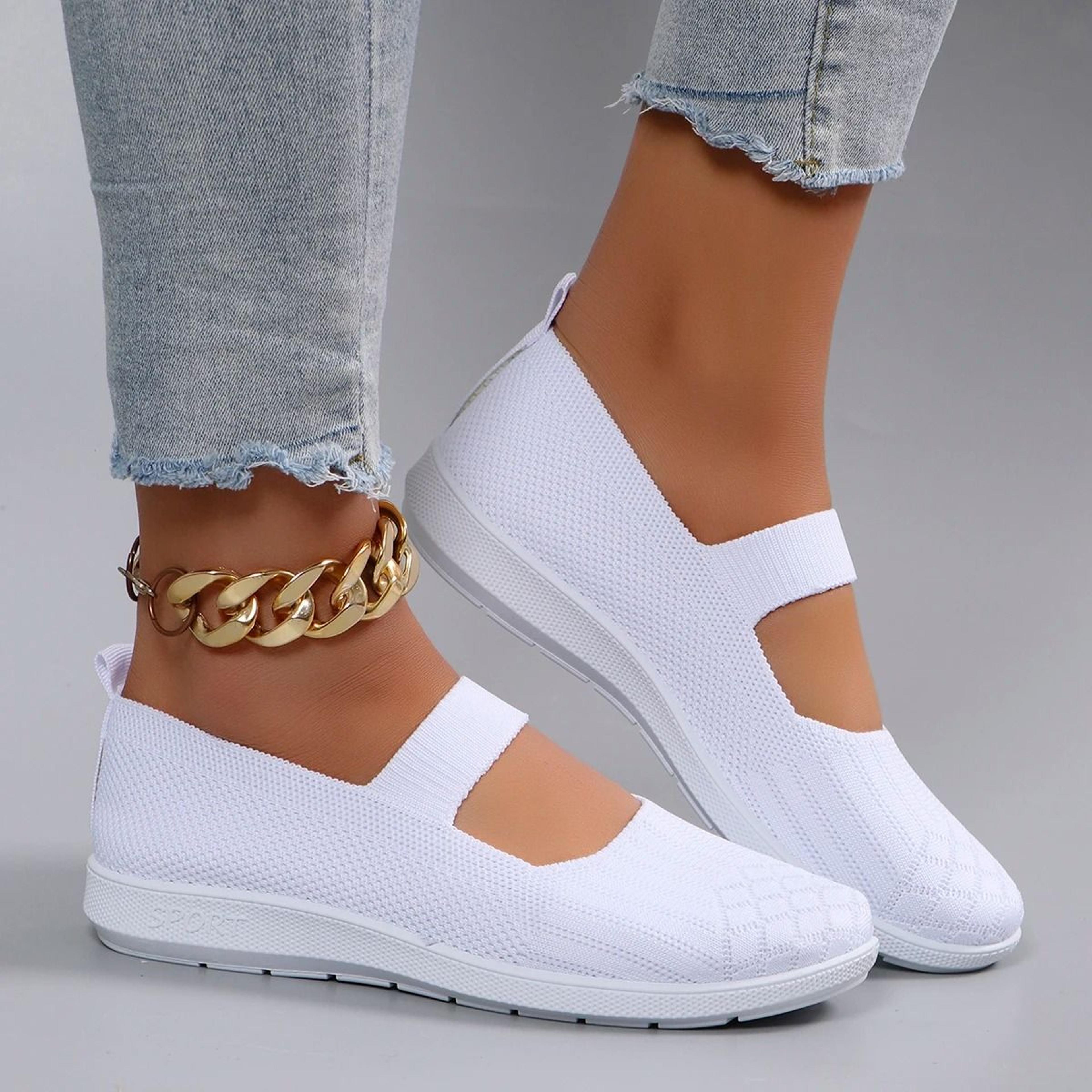 Elevated Breathable Mesh Walking Sneakers 4