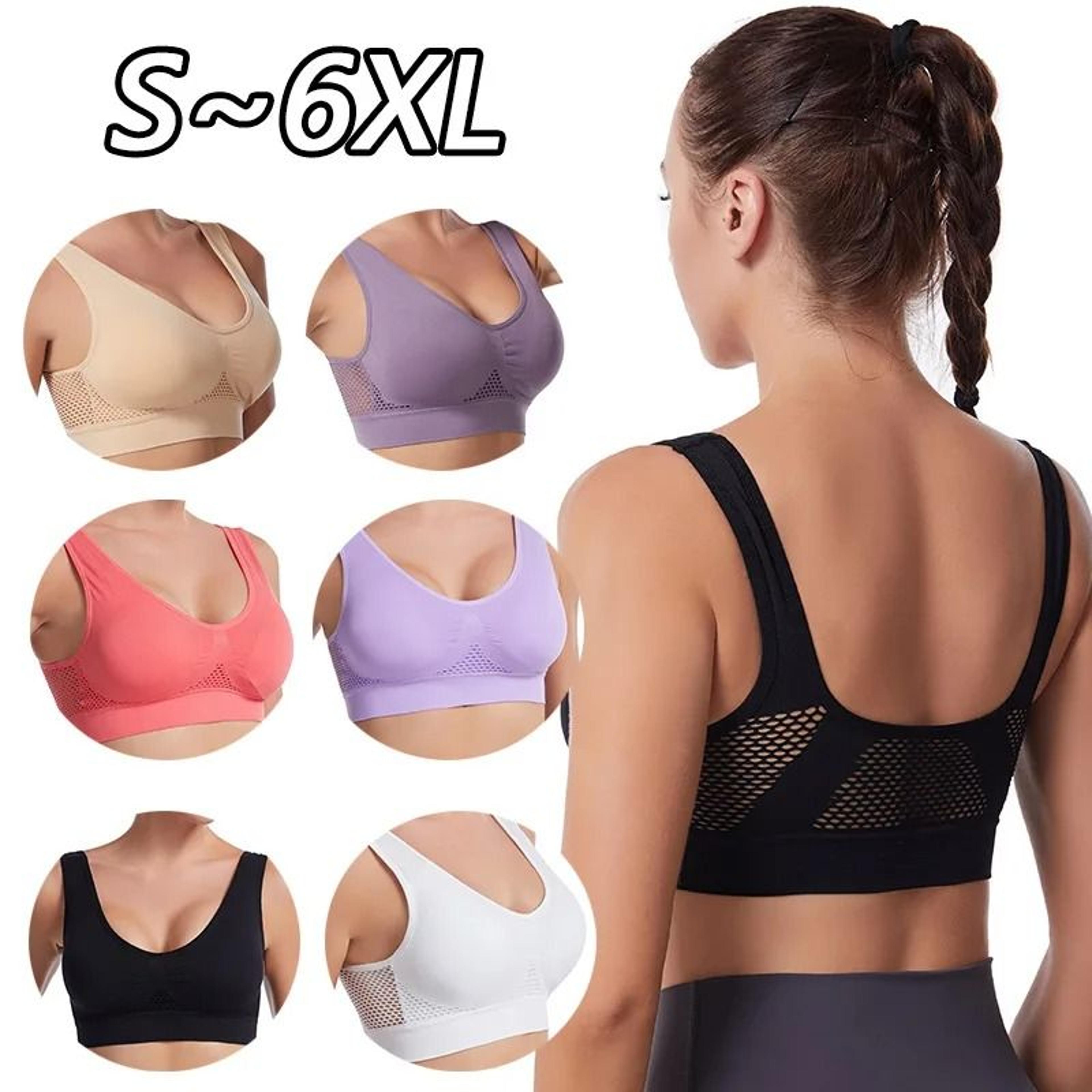 Seamless Breathable Plus Size Comfort Sport Bra 1