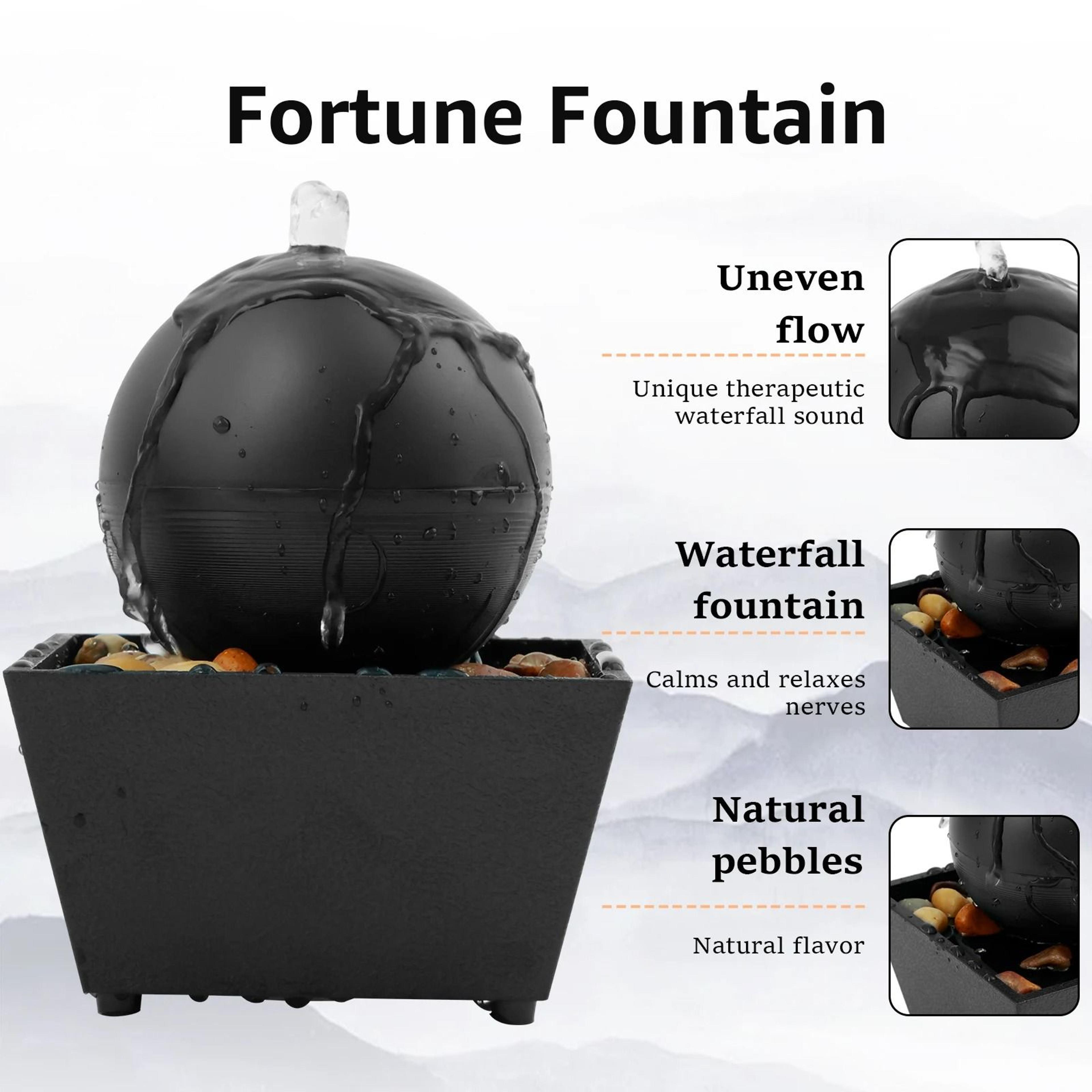 Zen Meditation Indoor Tabletop Water Fountain 6