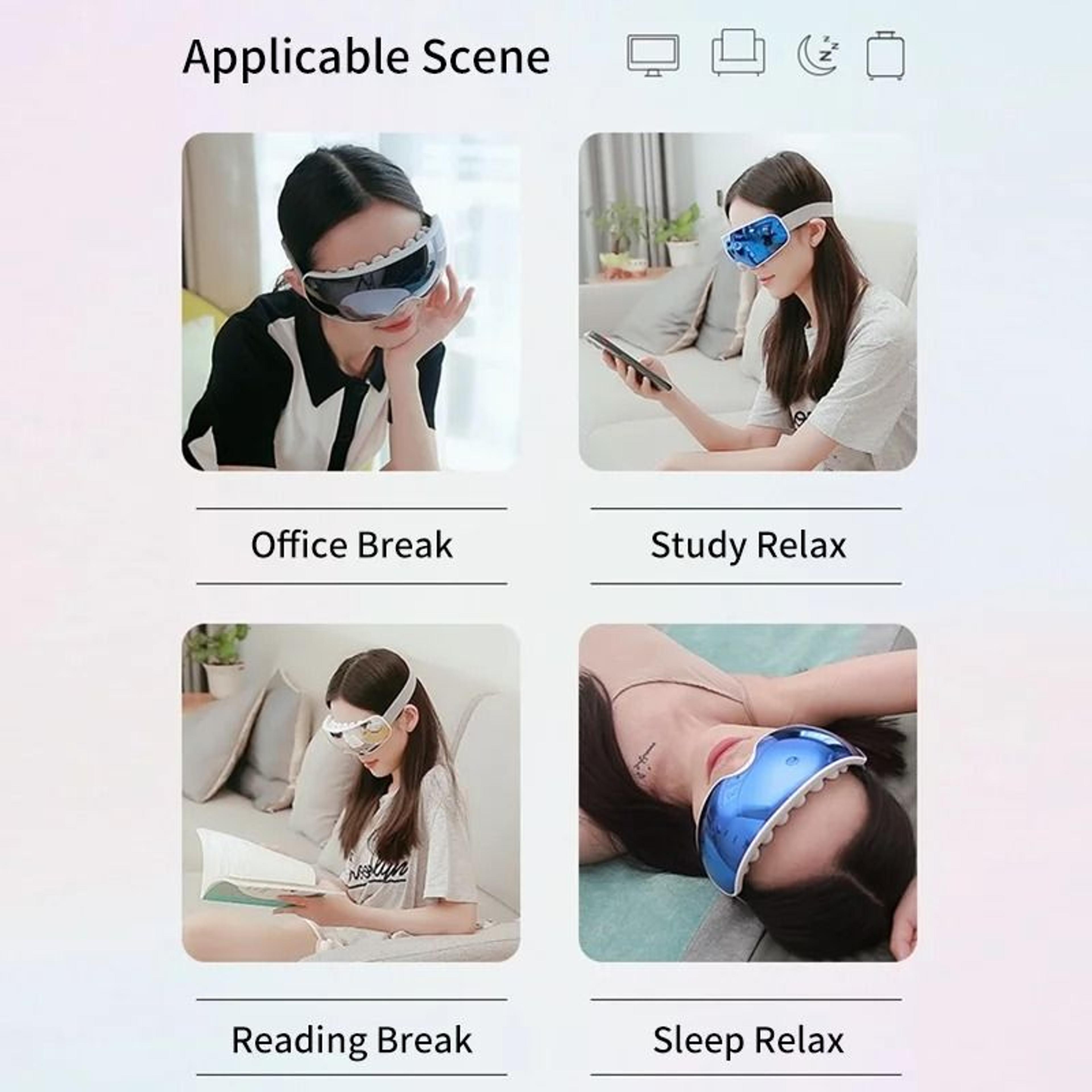 Intelligent Acupoint Vibration Eye Massager With Bluetooth Music 3