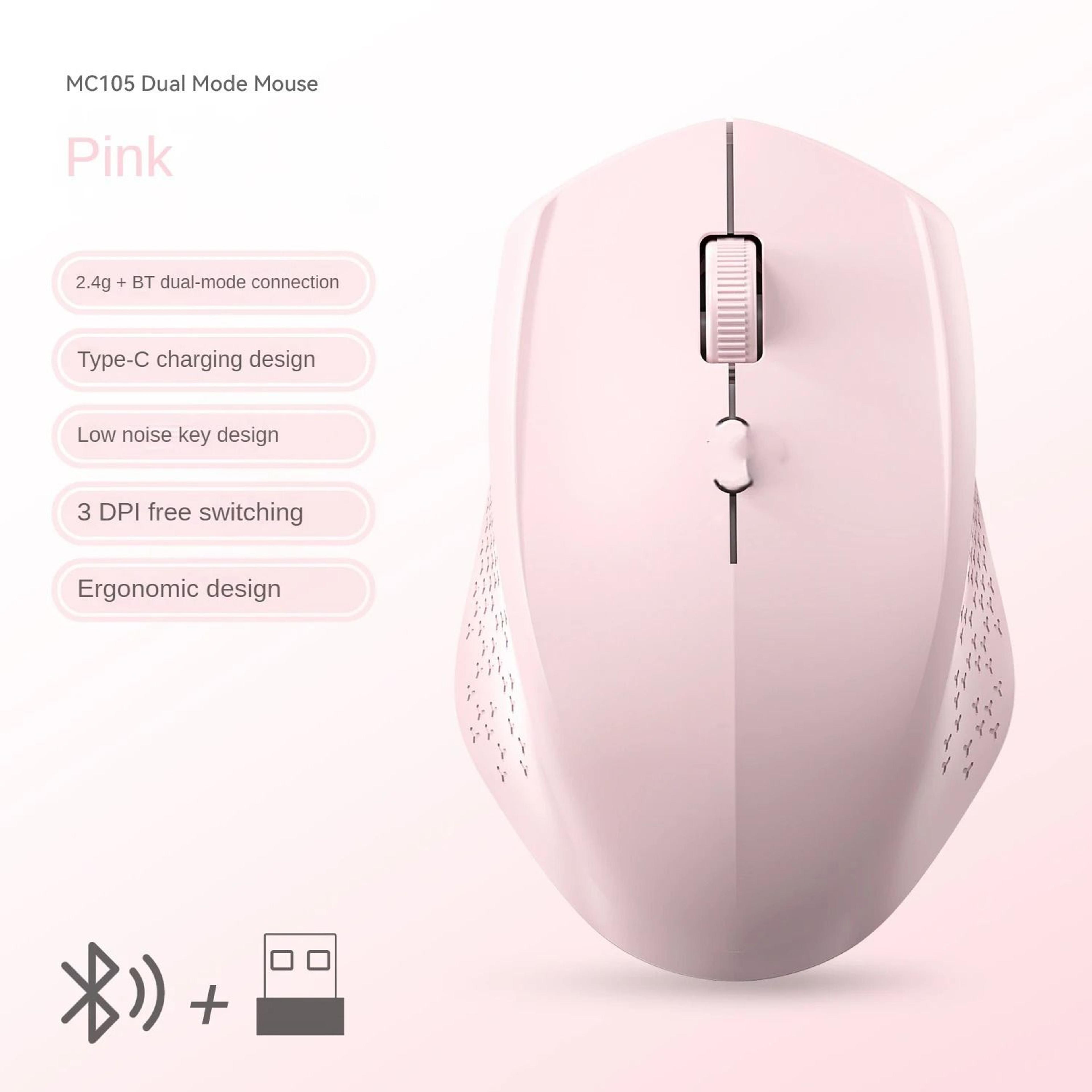 DualMode Silent Rechargeable Wireless Mouse 9