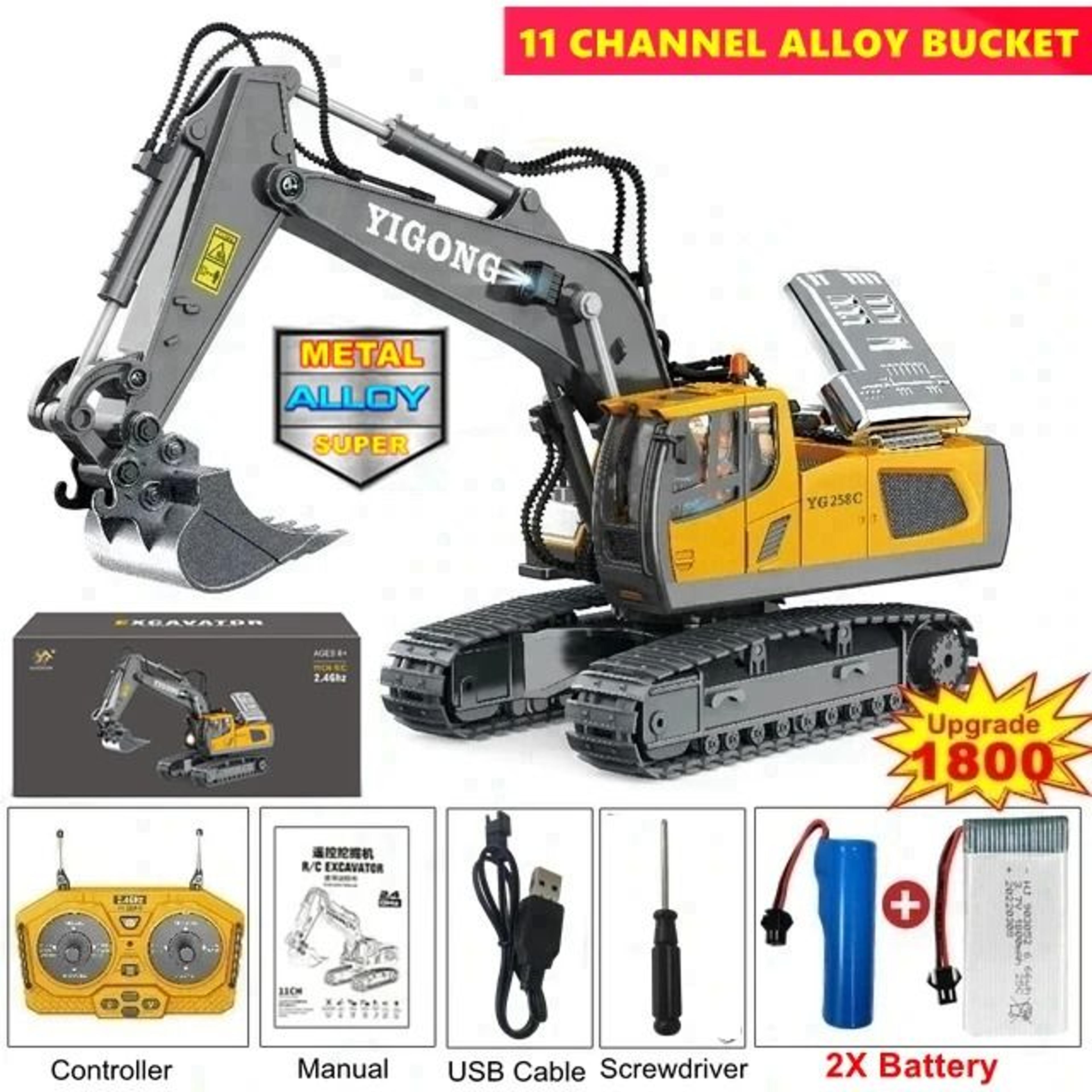 4WD HeavyDuty Remote Control Construction Vehicle 13