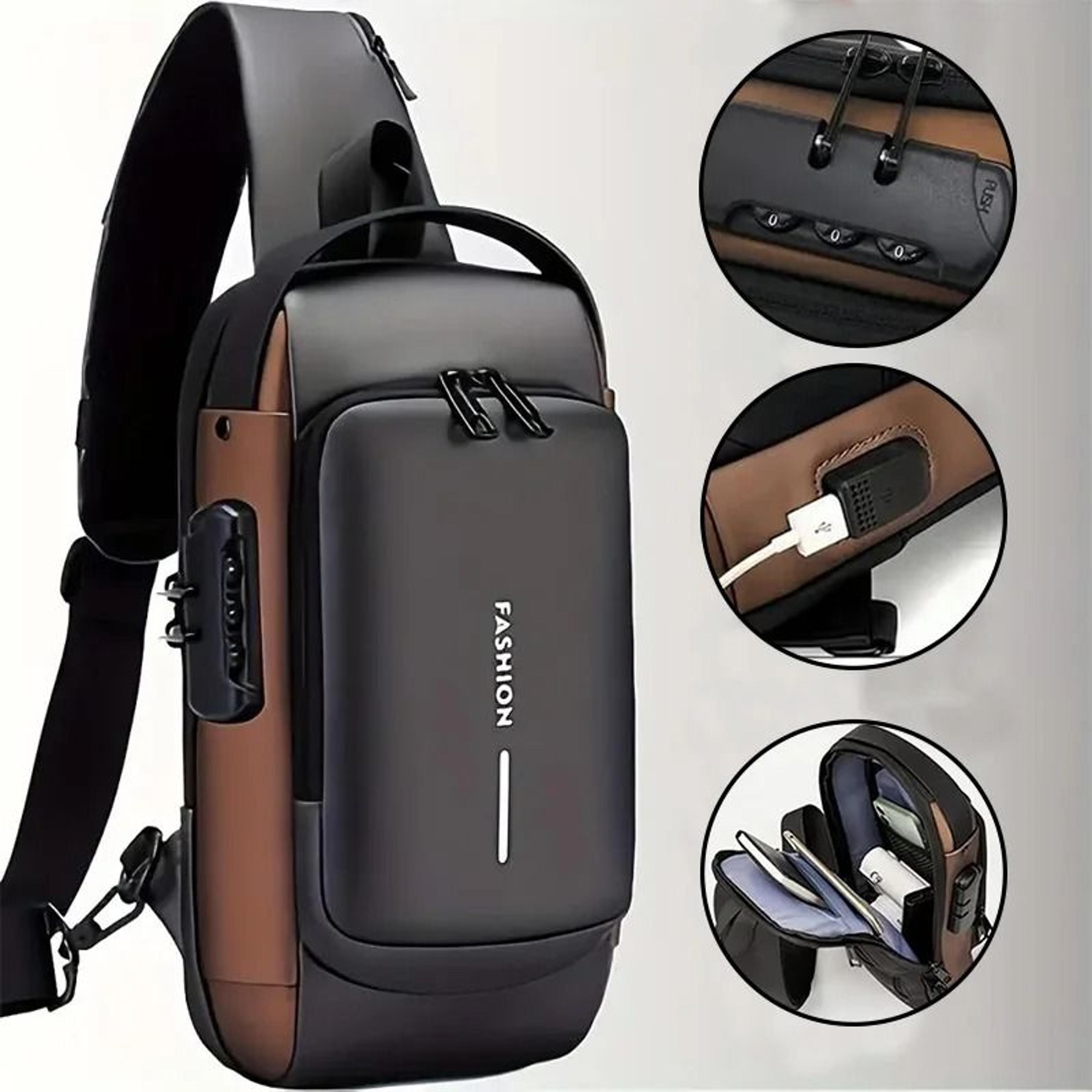 AntiTheft Oxford Fabric Sports Chest Bag 0