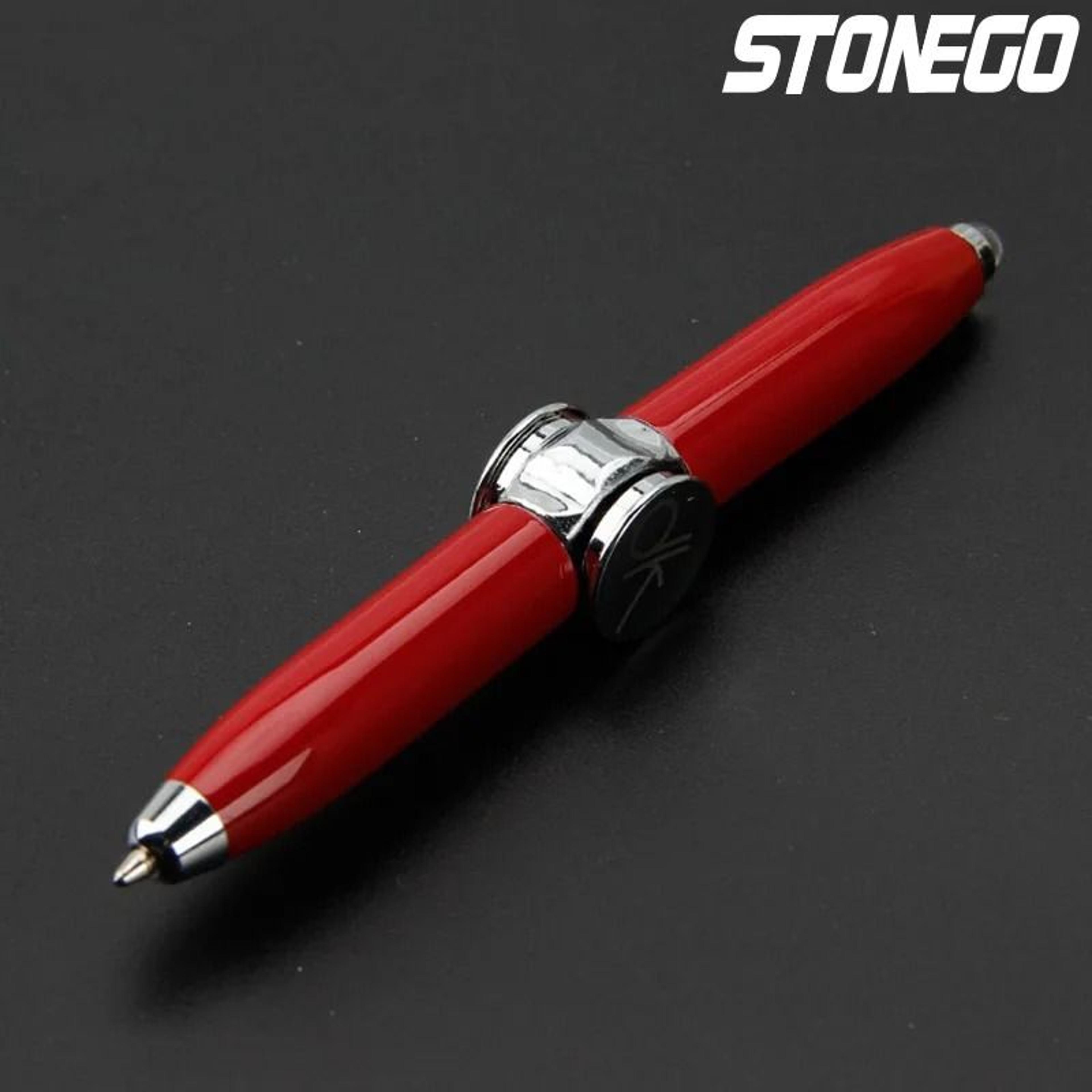 LED Decompression Gyroscope Spinner Pen 7