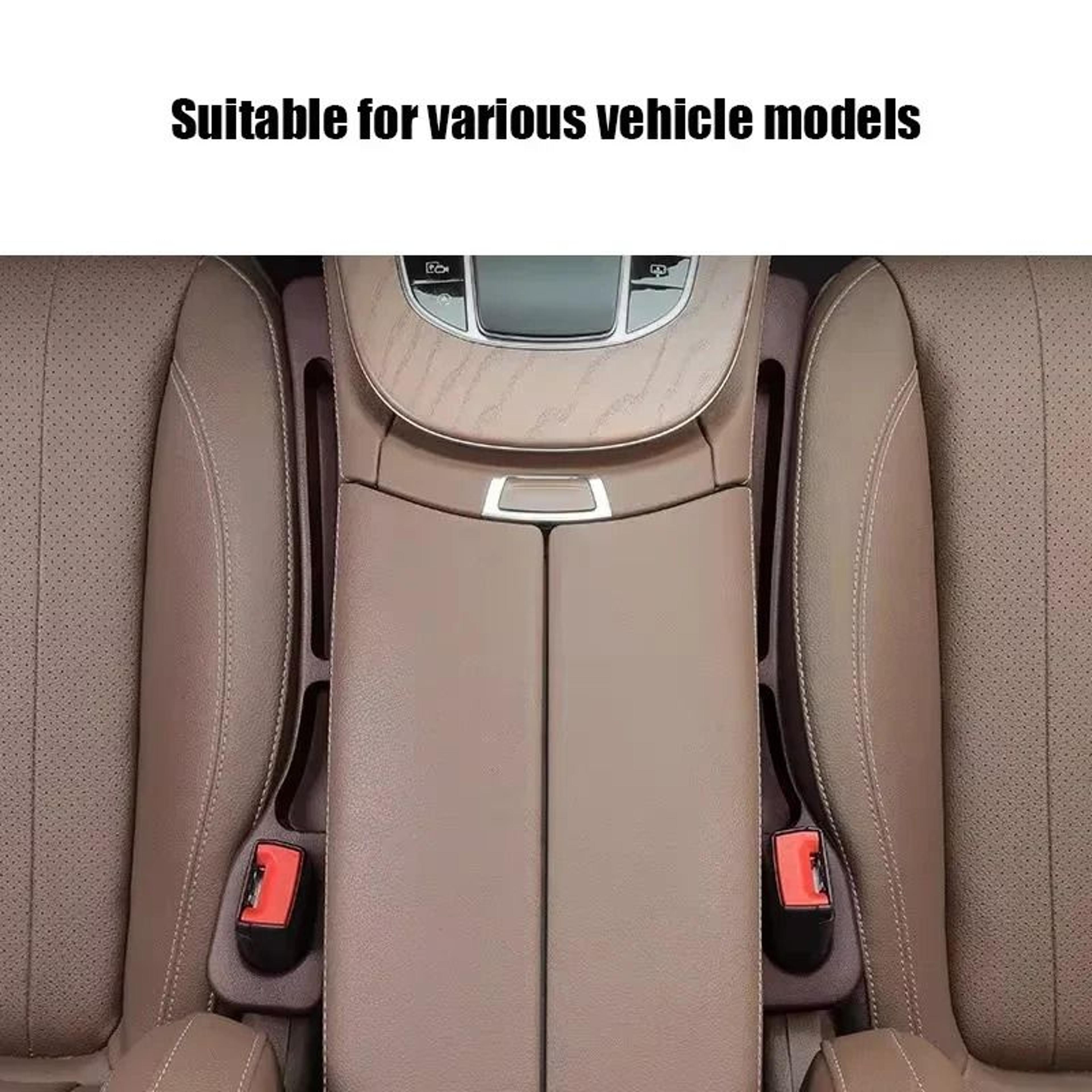 Universal PU Leather Car Seat Gap Organizer Set 5