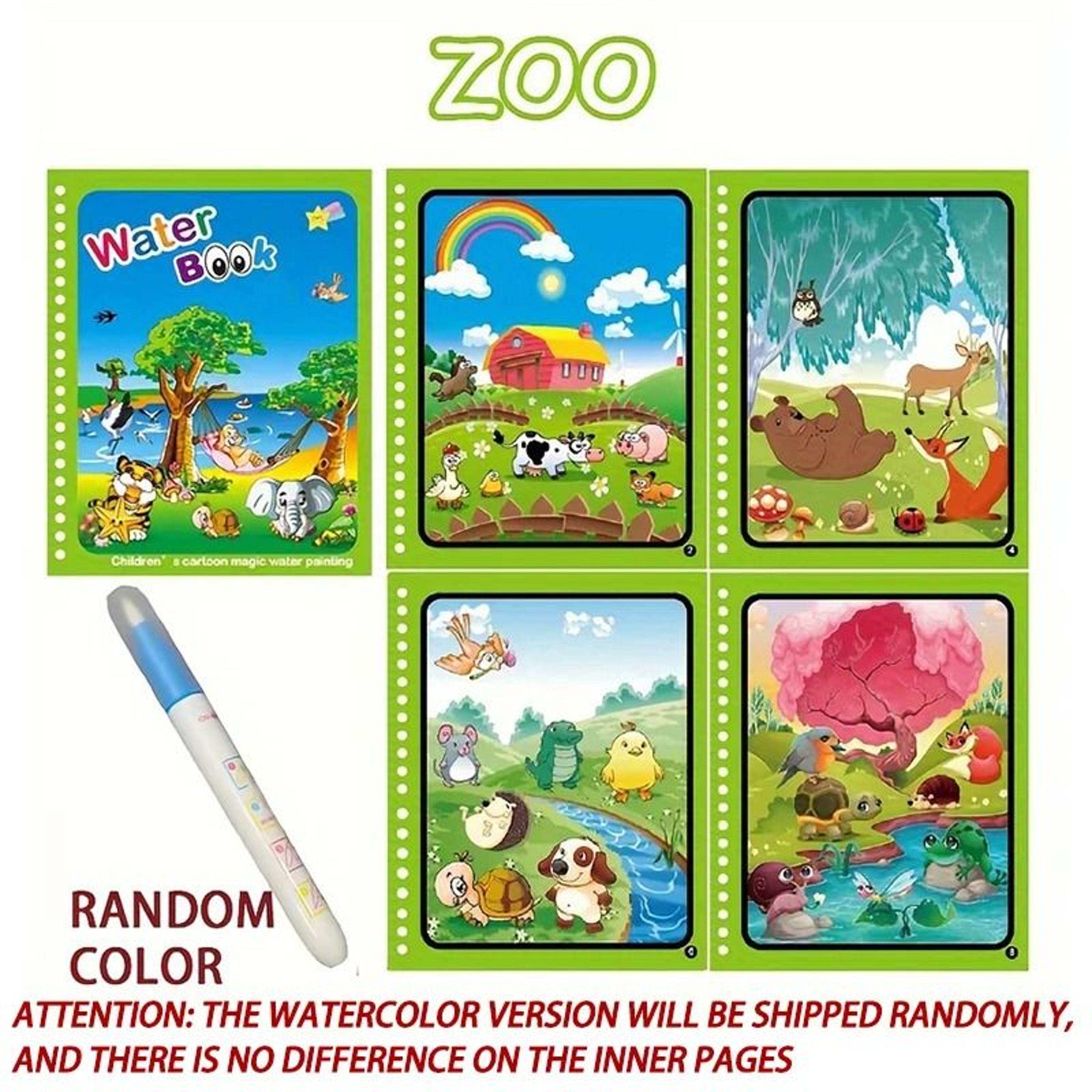 Montessori Reusable Magical Water Drawing Book 8
