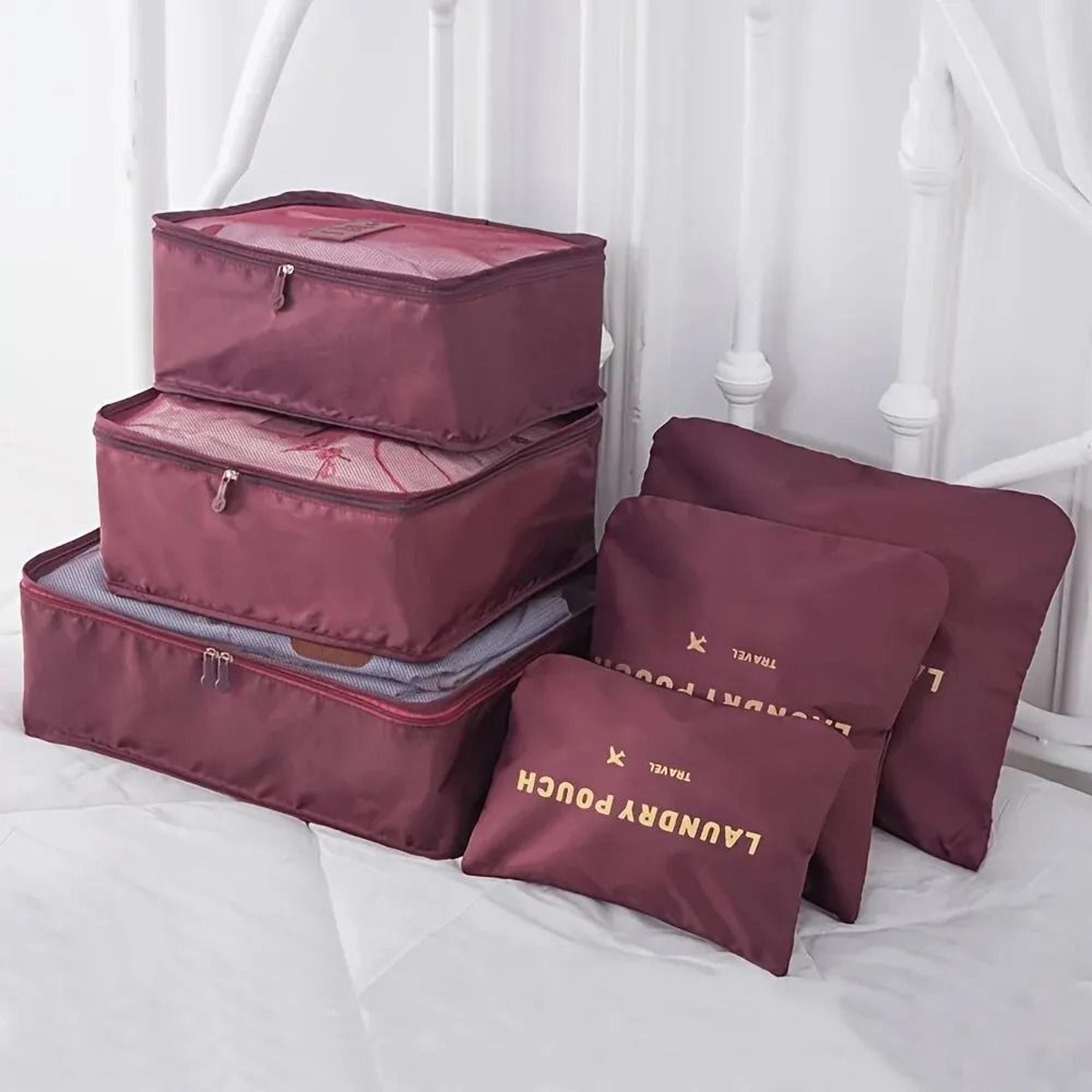 6Piece Travel Luggage Packing Cube Set 12