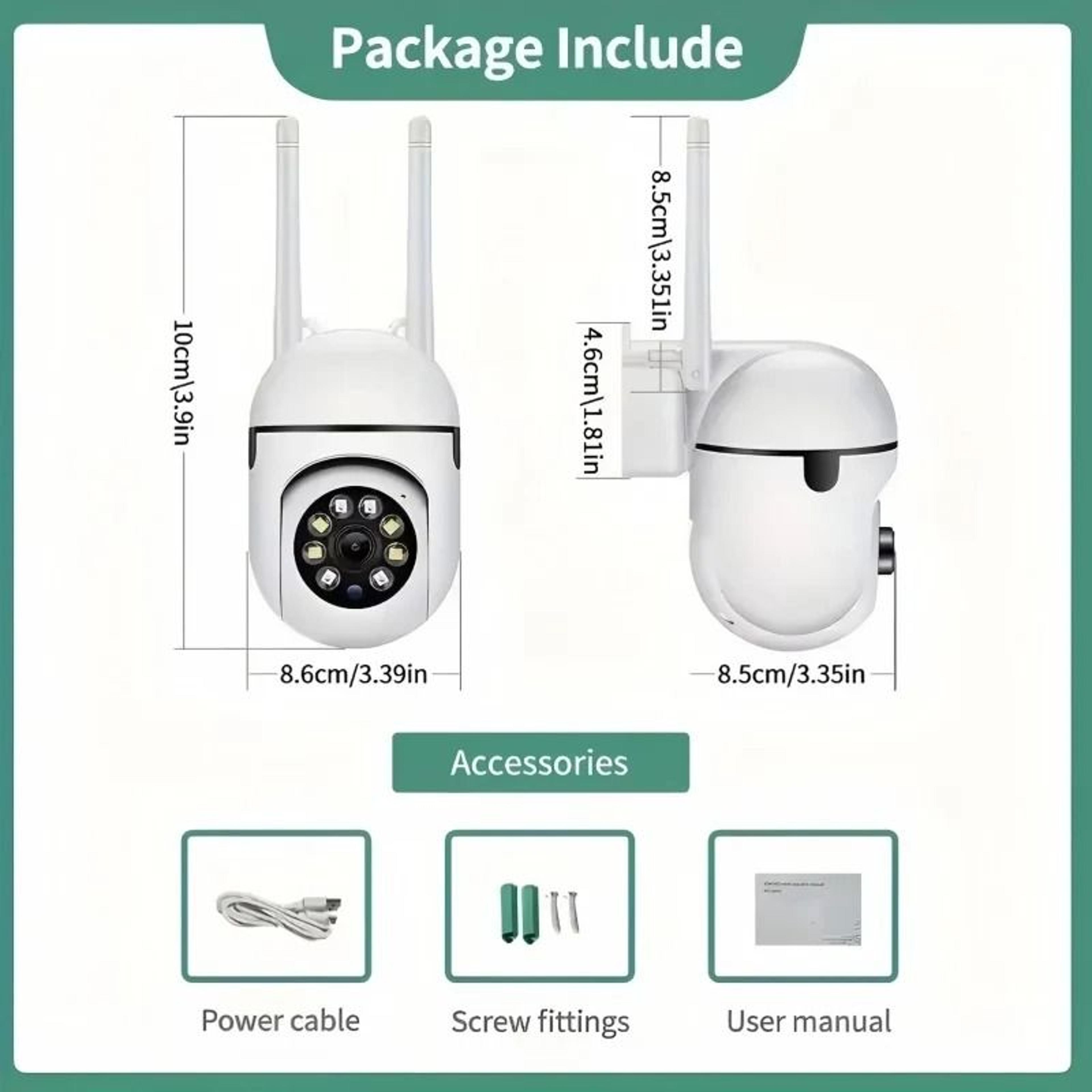 3MP WiFi Smart Baby Monitor  Indoor Security Camera 5