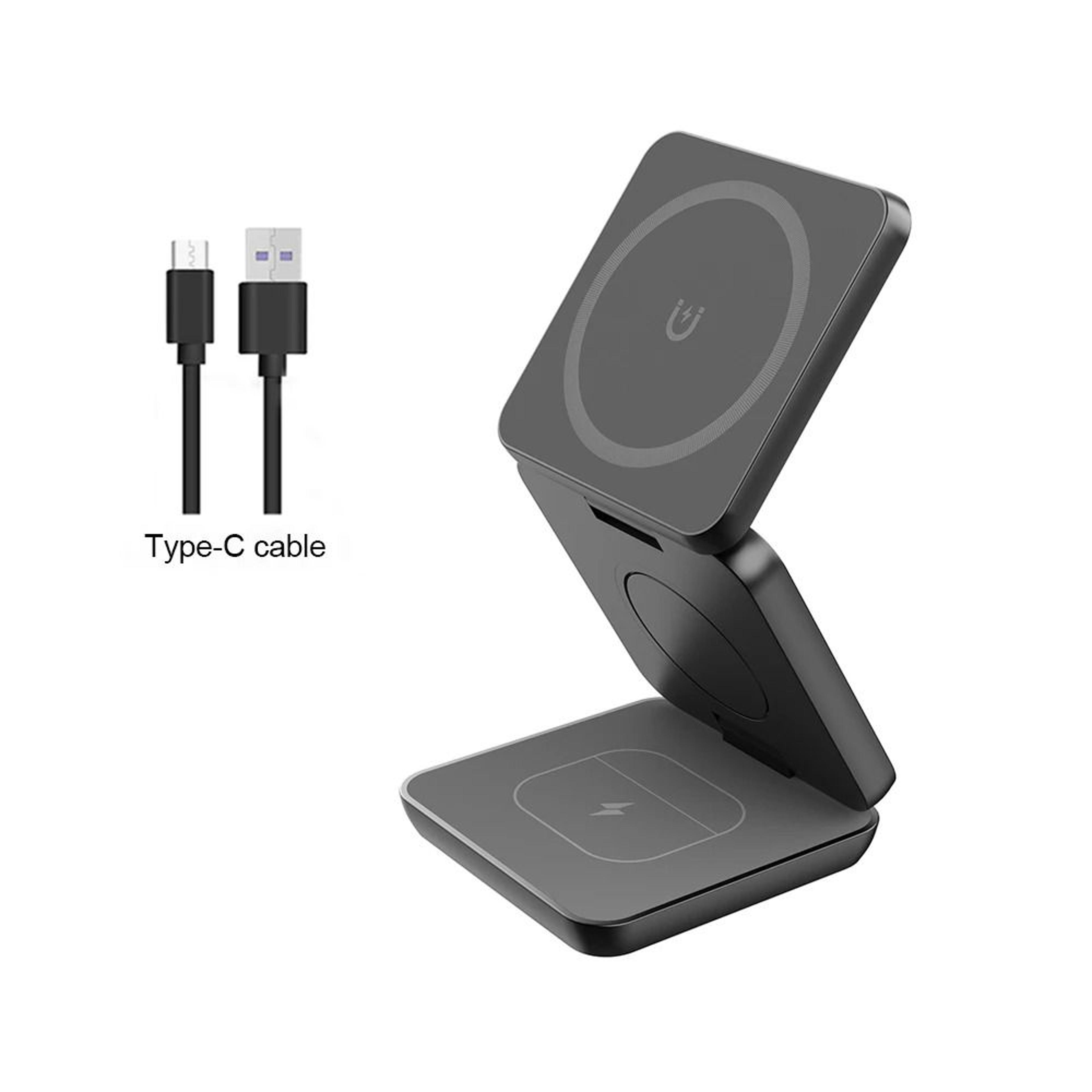 3in1 Foldable Magnetic Wireless Charging Station 7