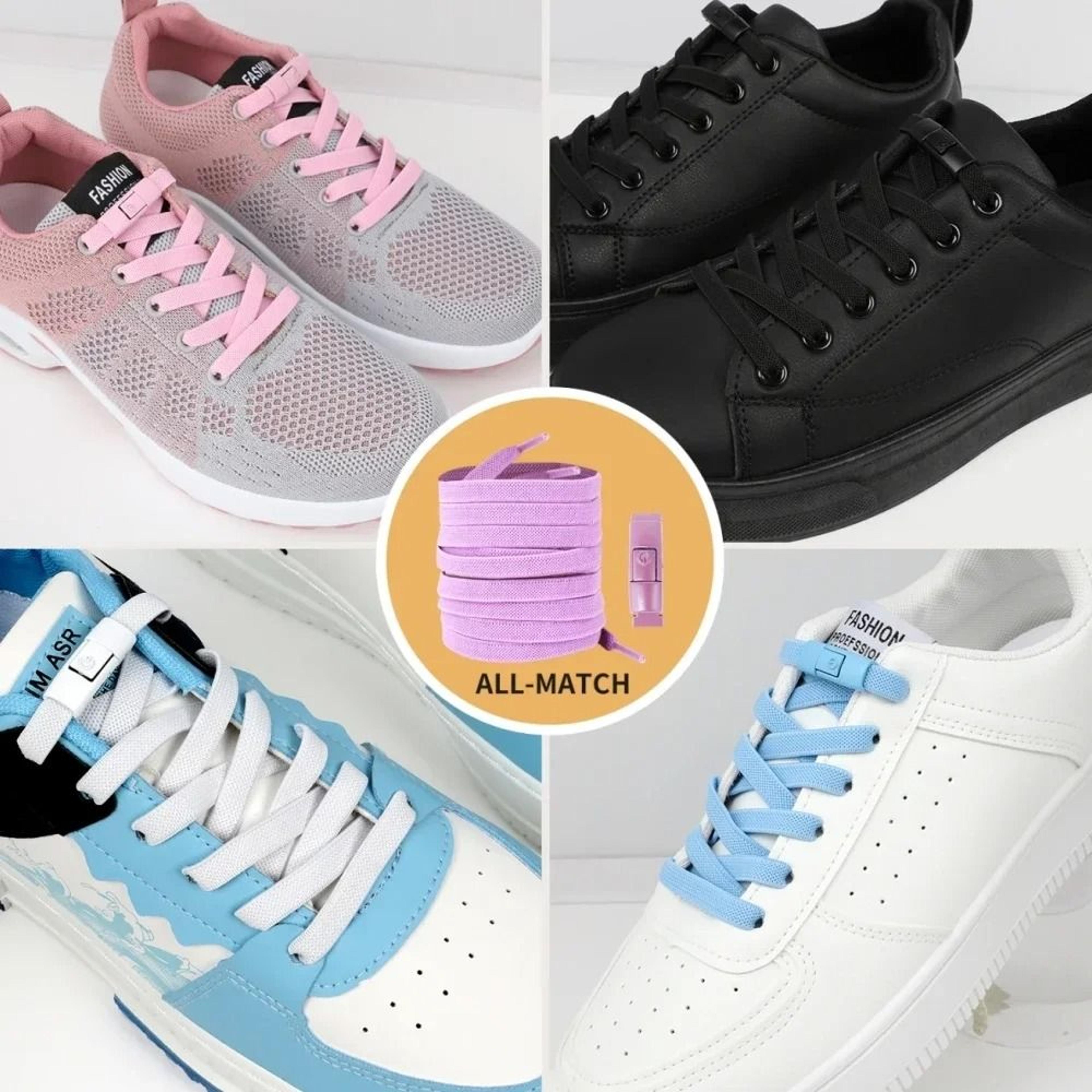 NoTie Elastic Laces With Press Lock System 5