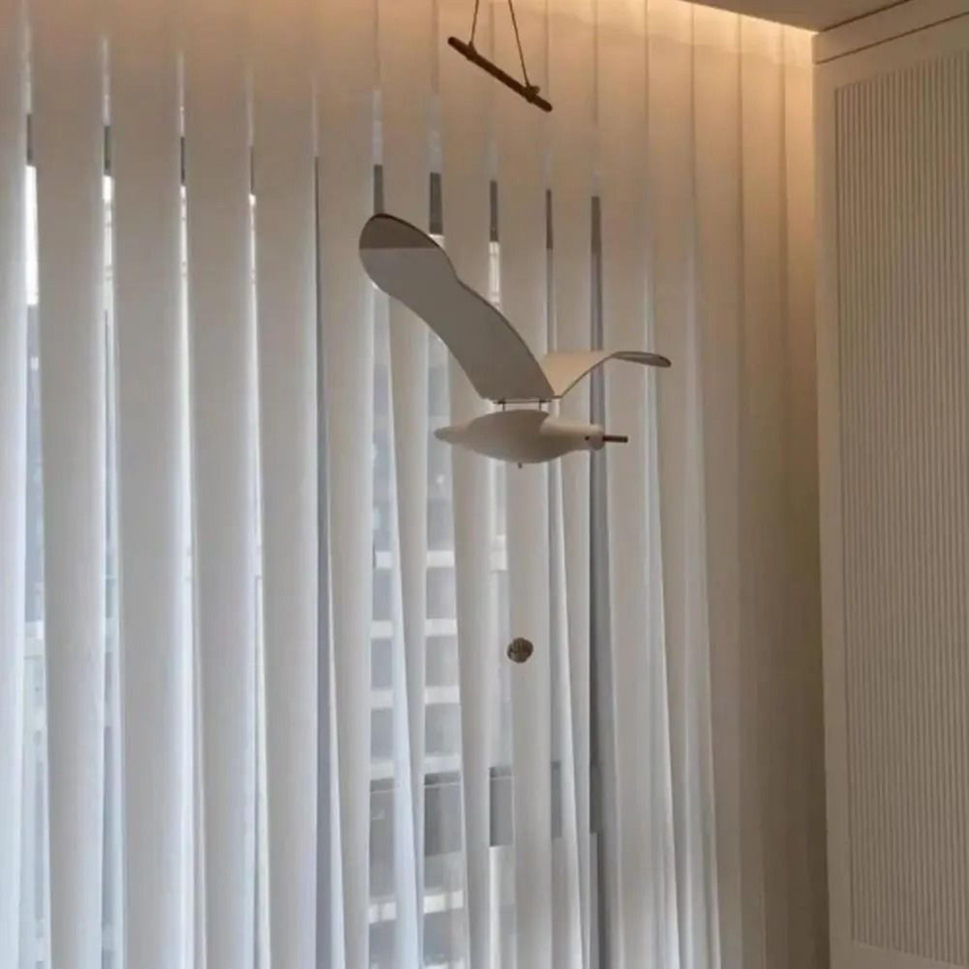 Handcrafted Wooden Flying Seagull Wall Hanging 5