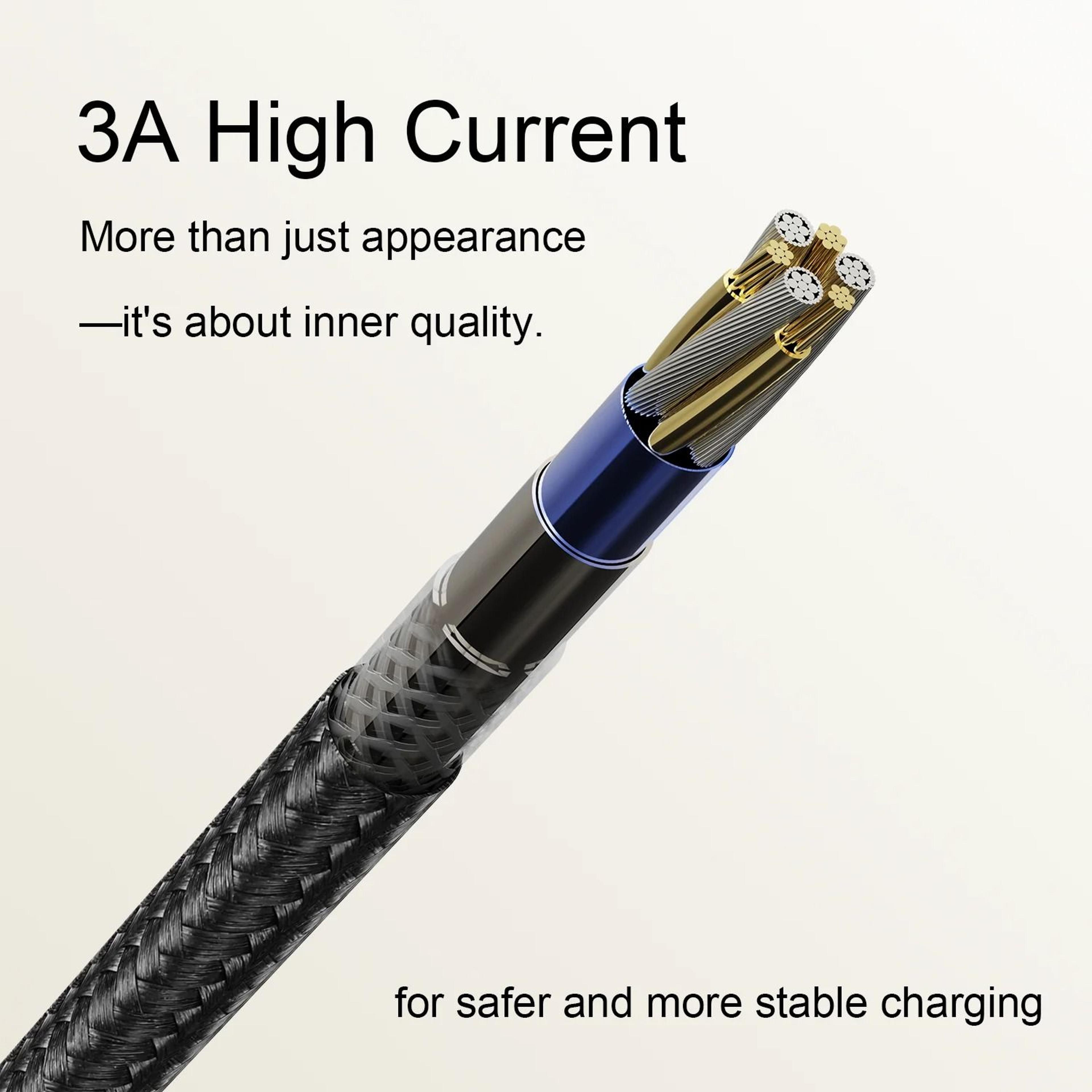 60W 2in1 Braided Fast Charging  Watch Cable 3