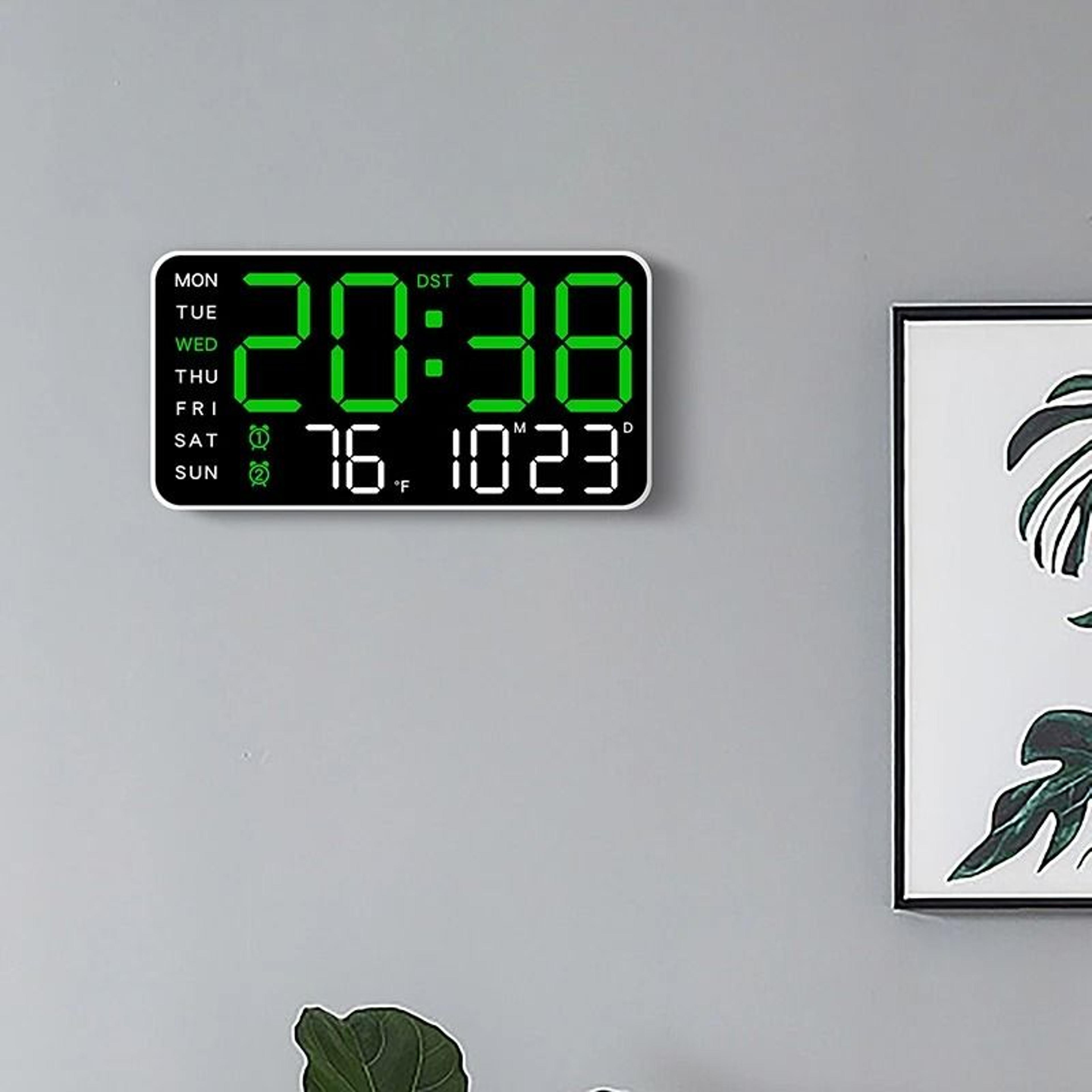 Large Digital LED Wall  Table Clock 2