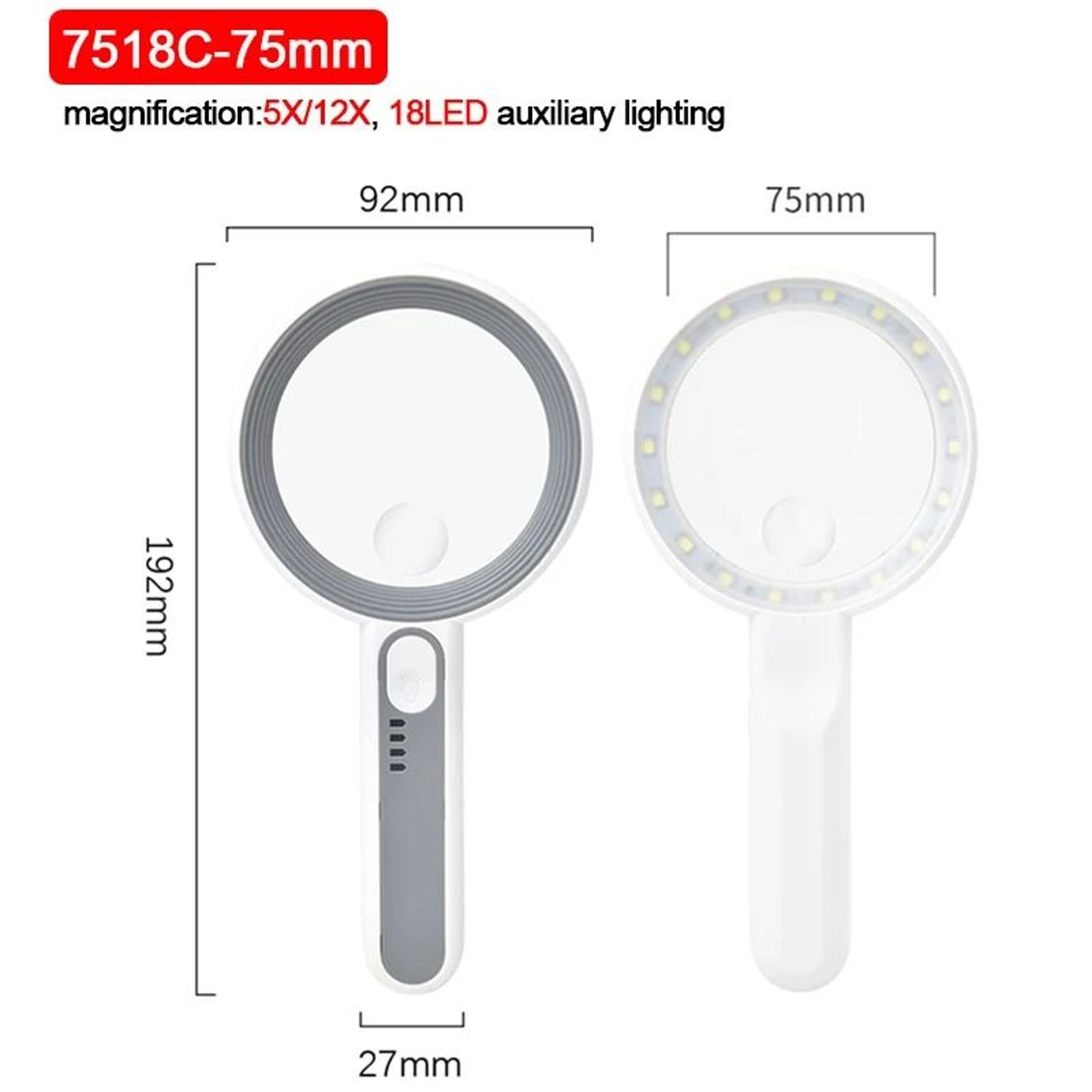 Illuminated Rechargeable Handheld Magnifier 7
