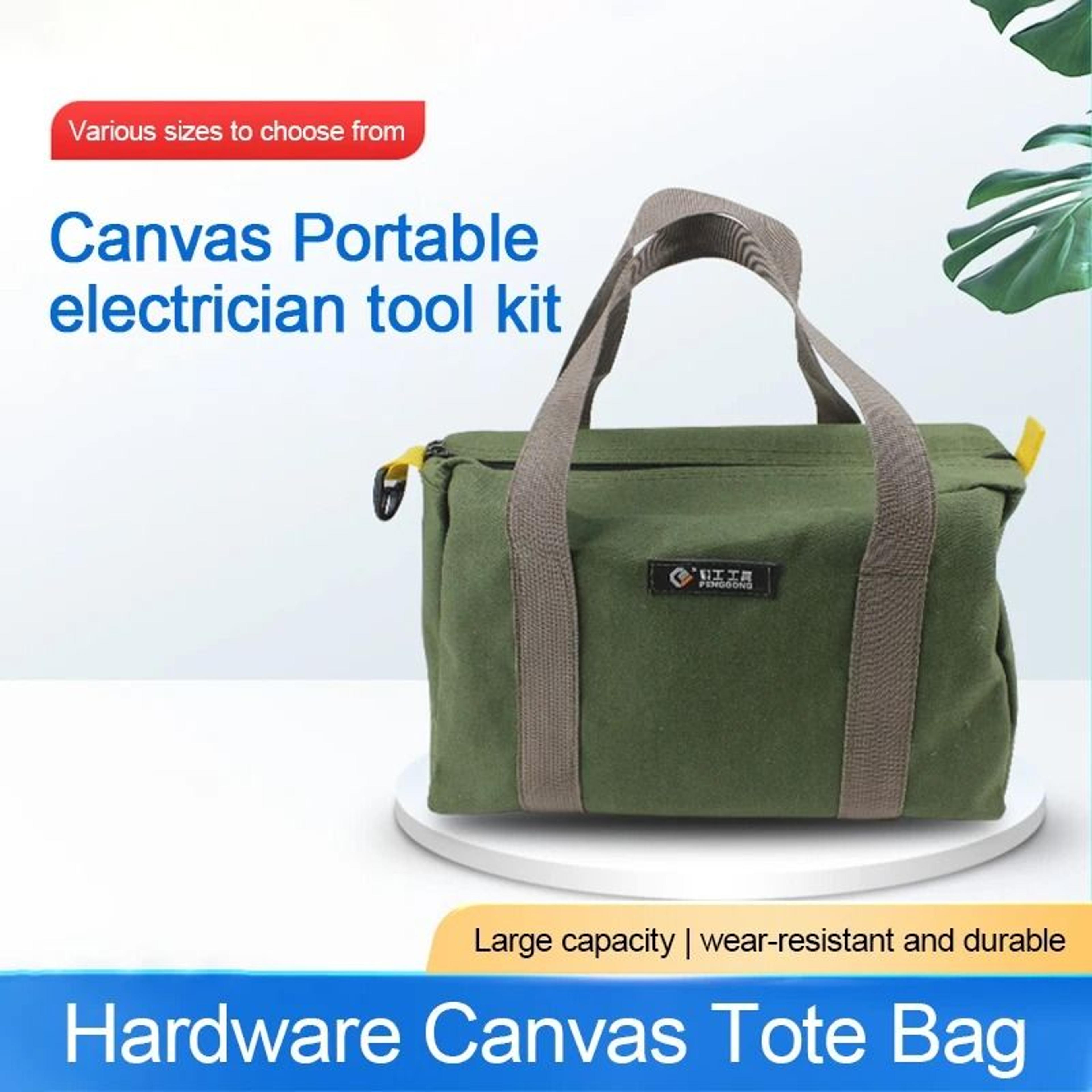 HeavyDuty Canvas Waterproof Tool Carry Bag 2